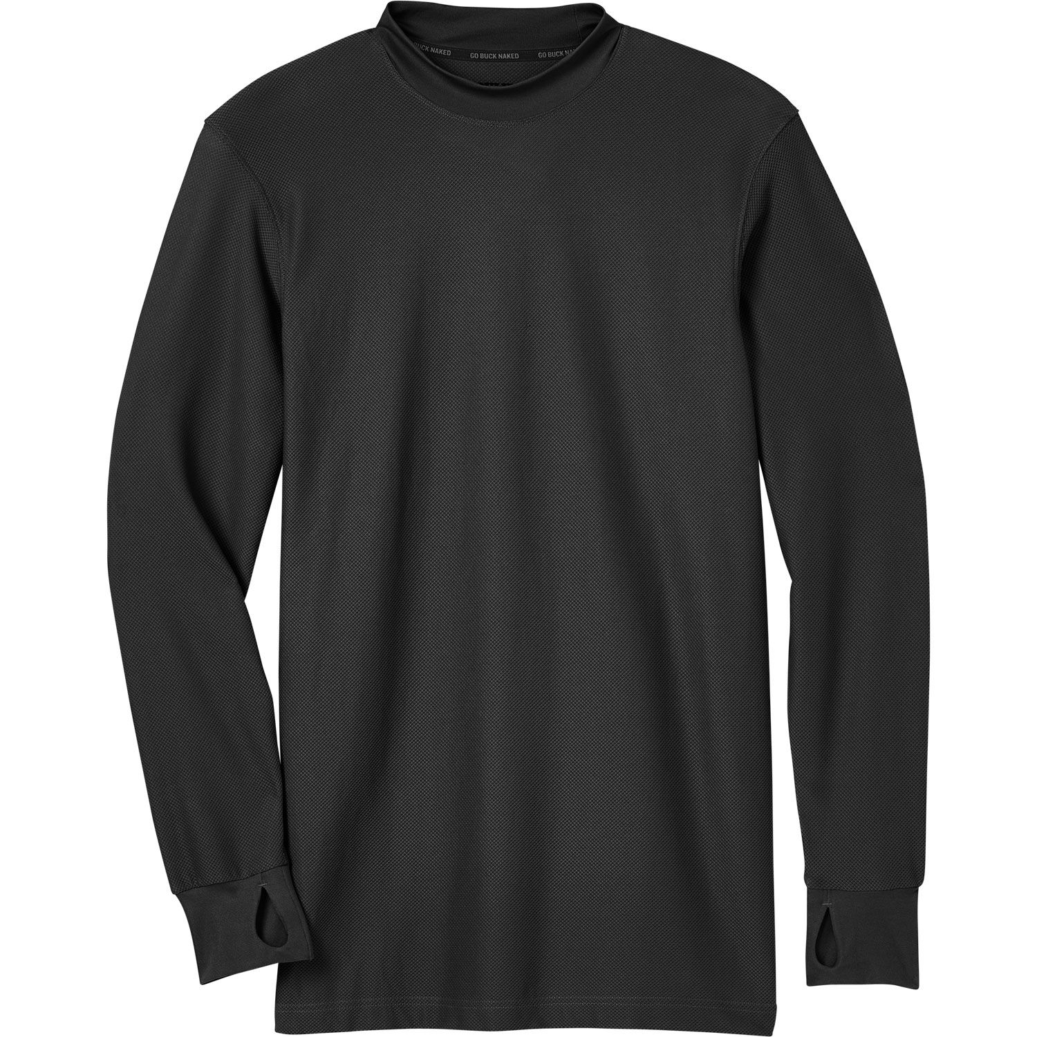 Men's Buck Naked Performance Base Layer Mock Neck Shirt