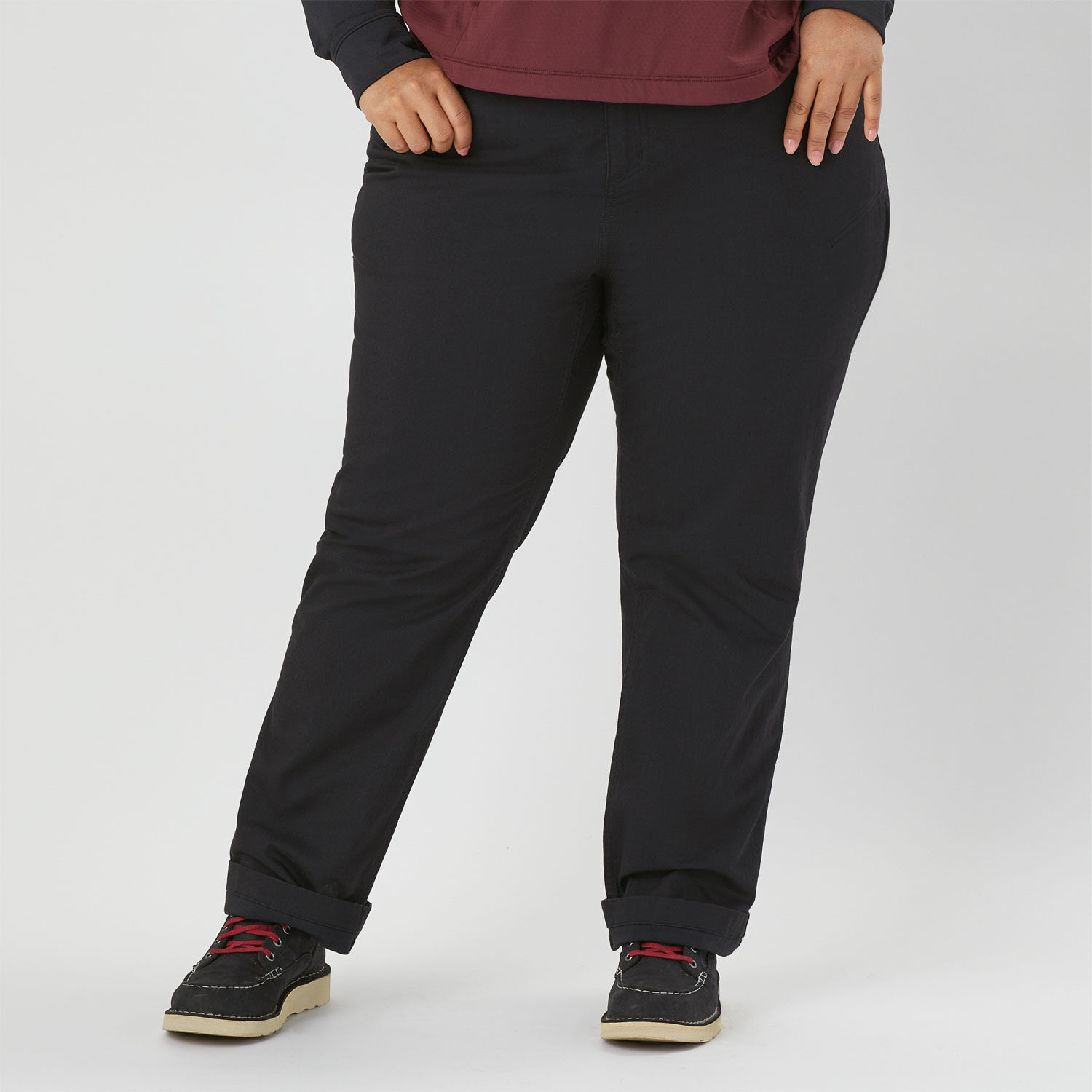 Women's Plus AKHG Stone Run Relaxed Leg Pants