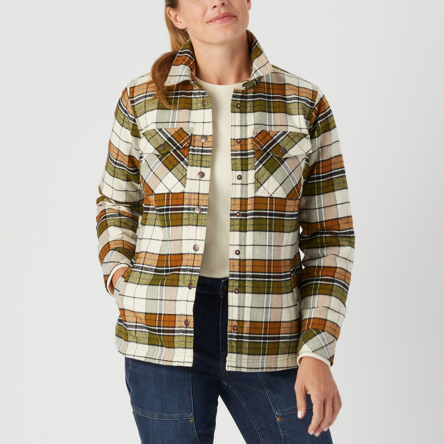 Women's Folklore Flannel Insulated Shirt Jac