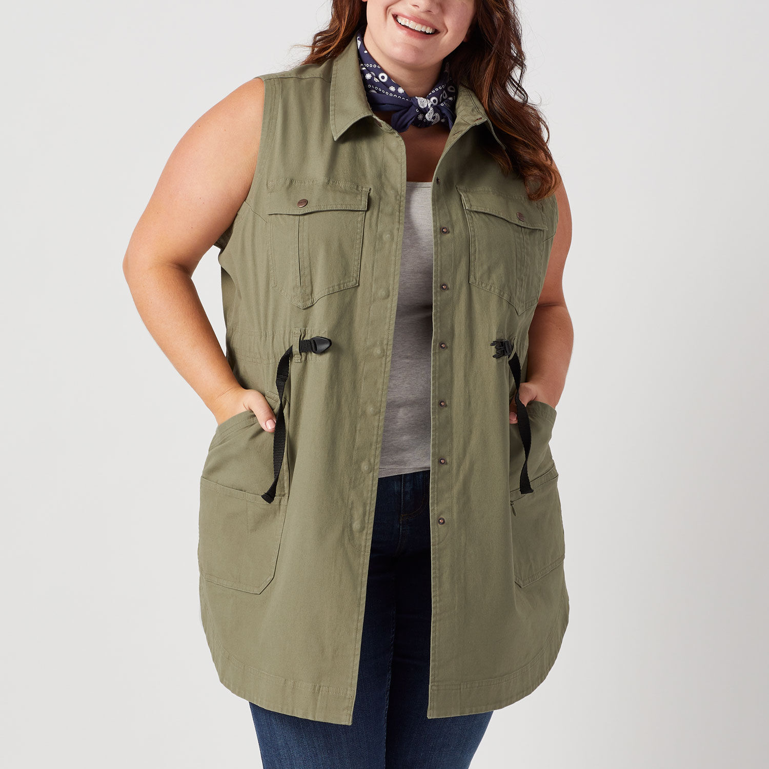 Women's Plus Rootstock Gardening Tunic Vest