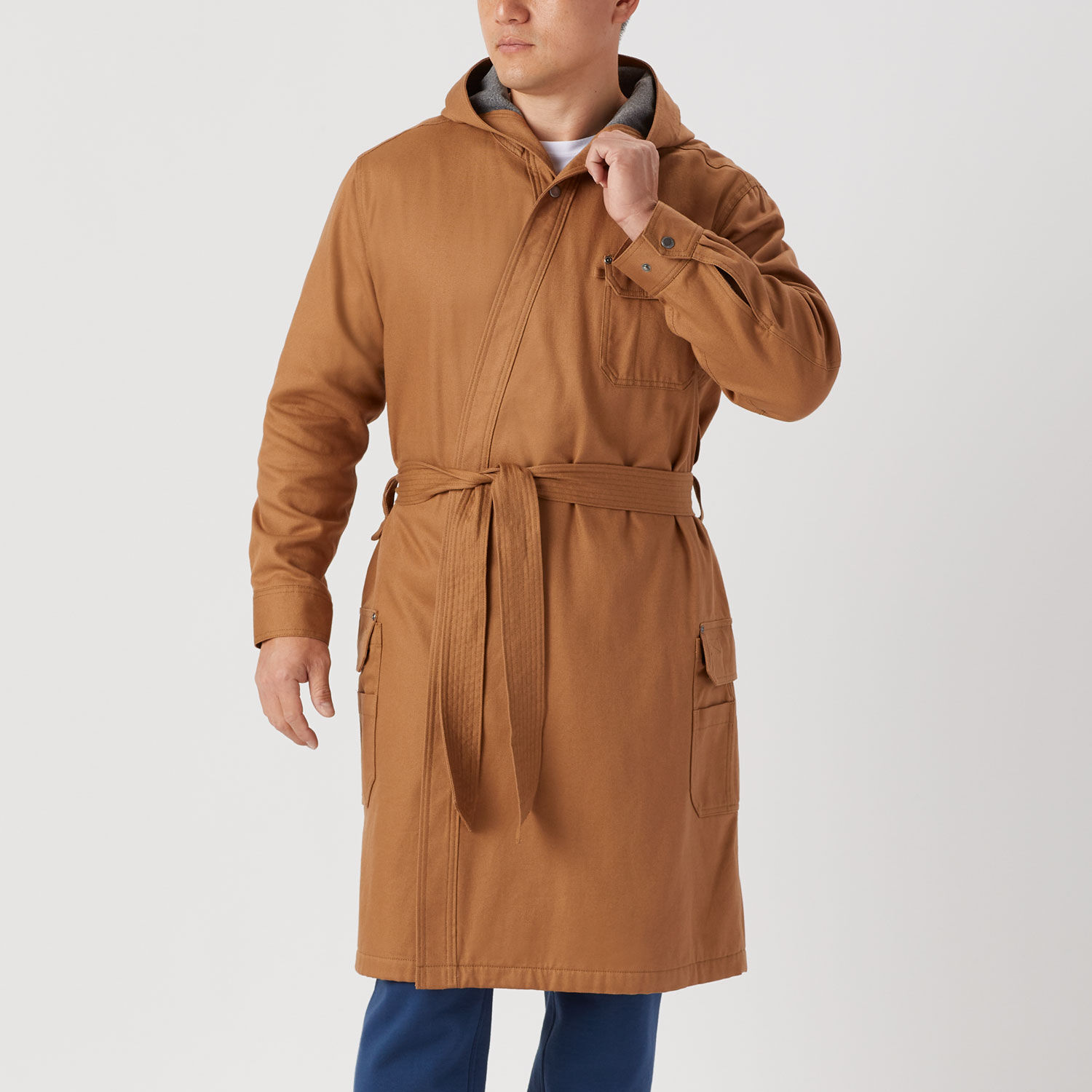 Men's Fire Hose Fleece-Lined Robe