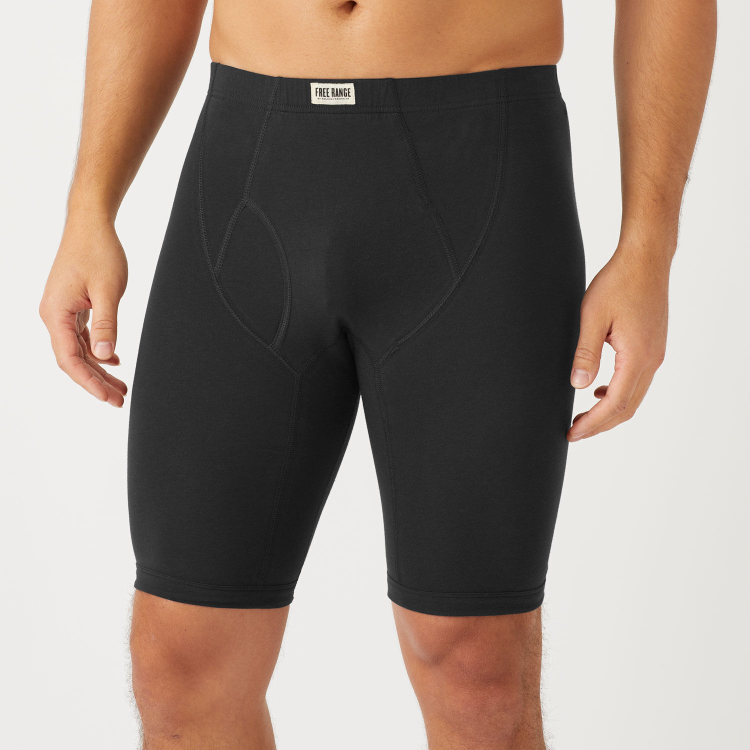 Men's Free Range Cotton Extra Long Boxer Briefs