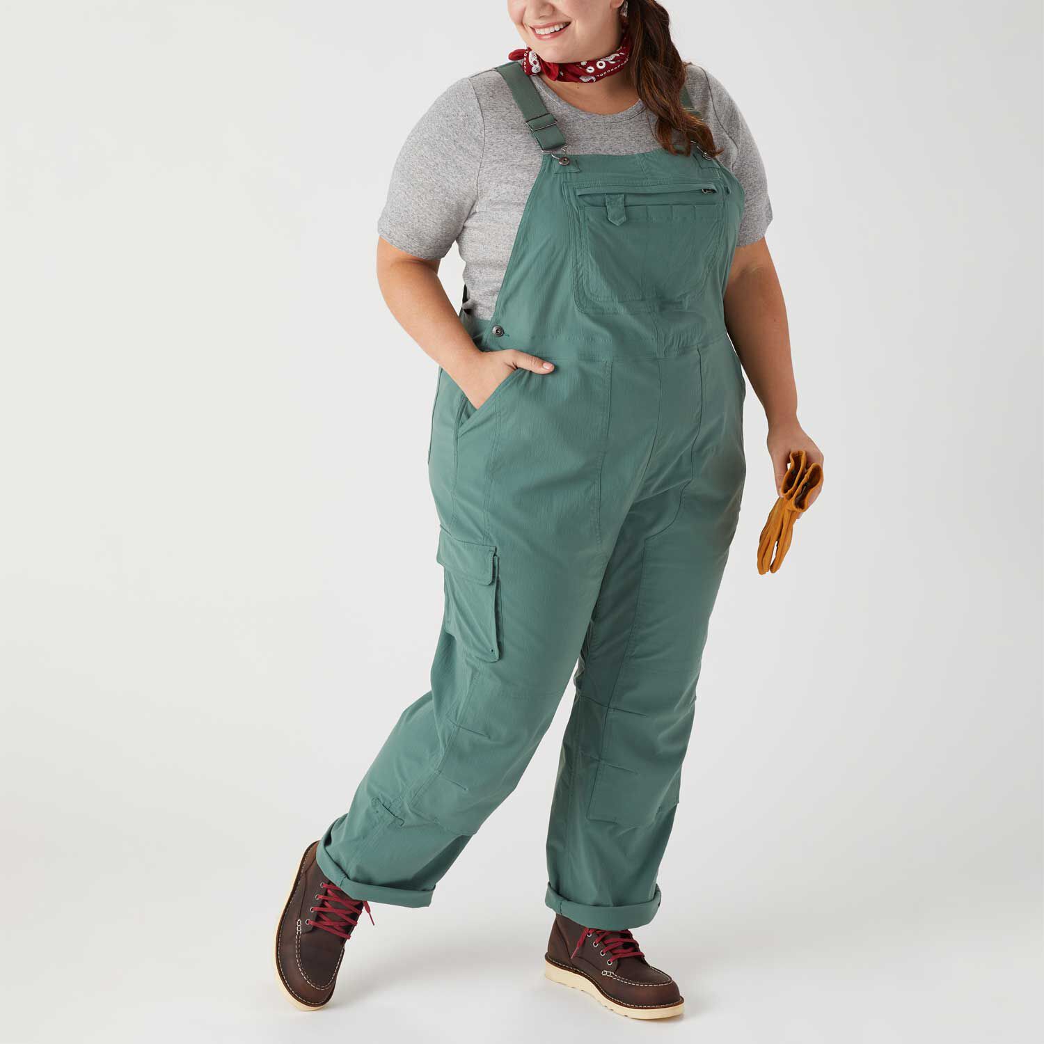 Women's Plus Heirloom Gardening Bib Overalls