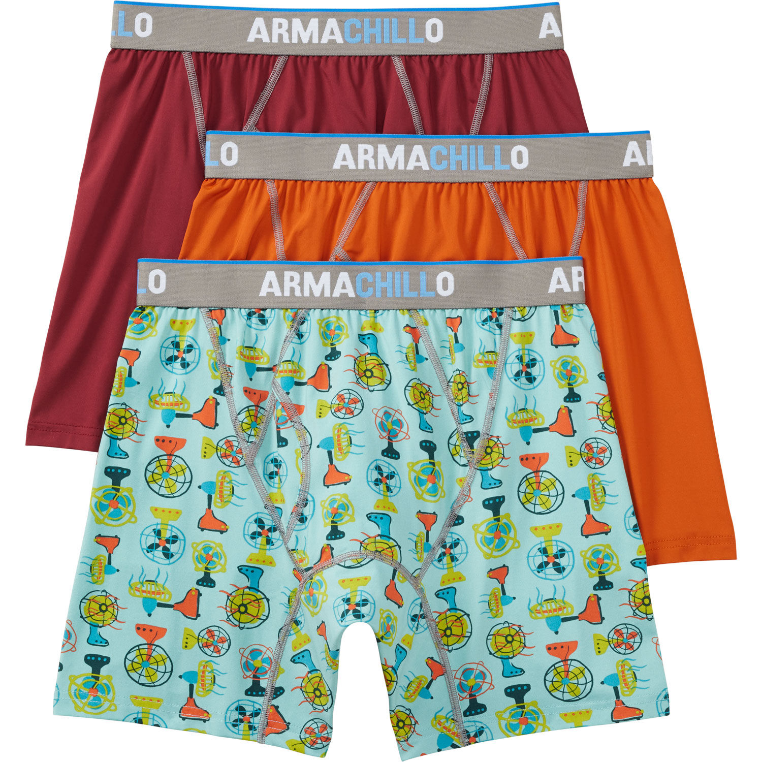 Men's Armachillo 3-Pack Boxer Briefs