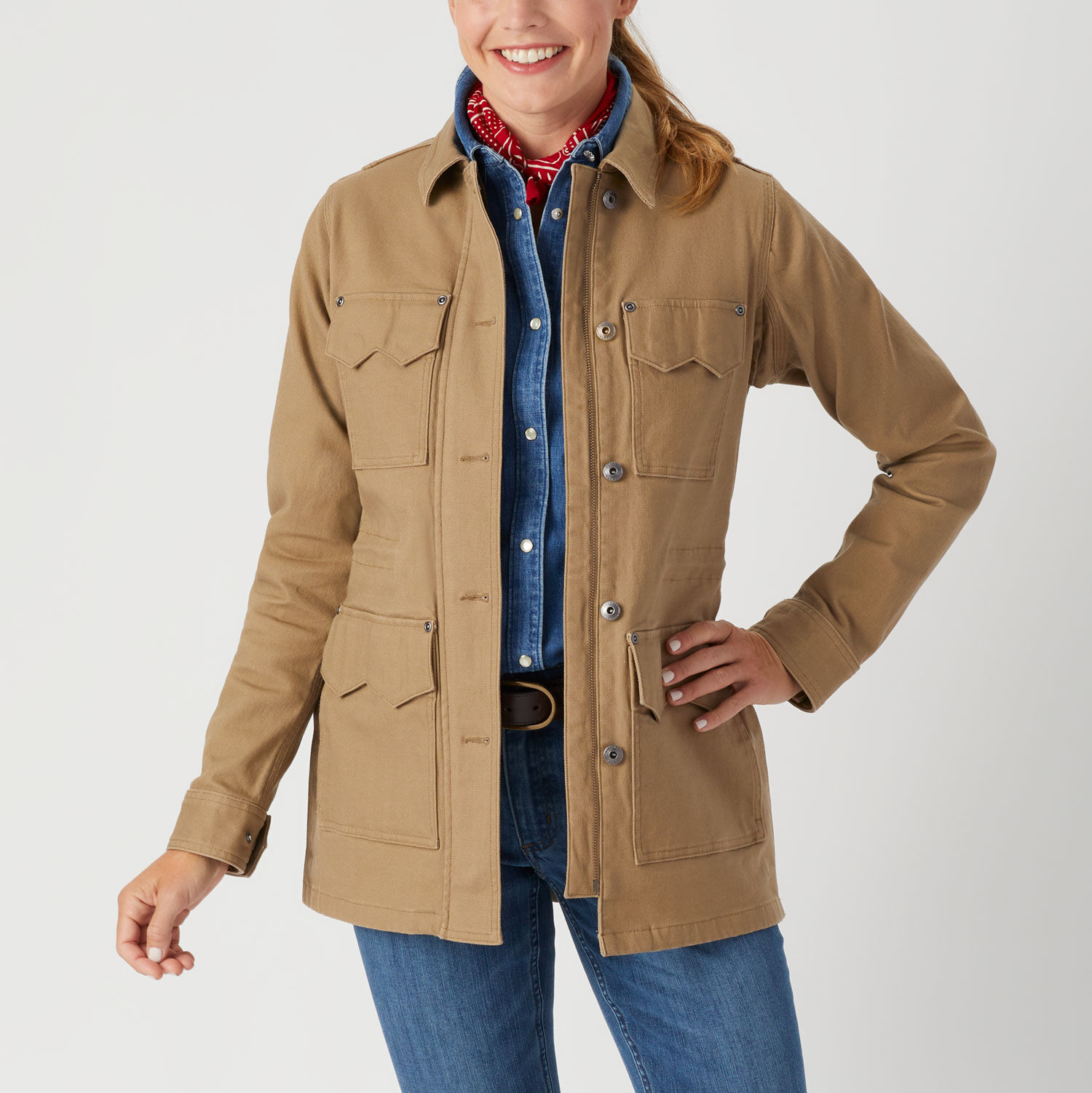 Women's Heavy DuluthFlex Fire Hose Fence Mender Jacket