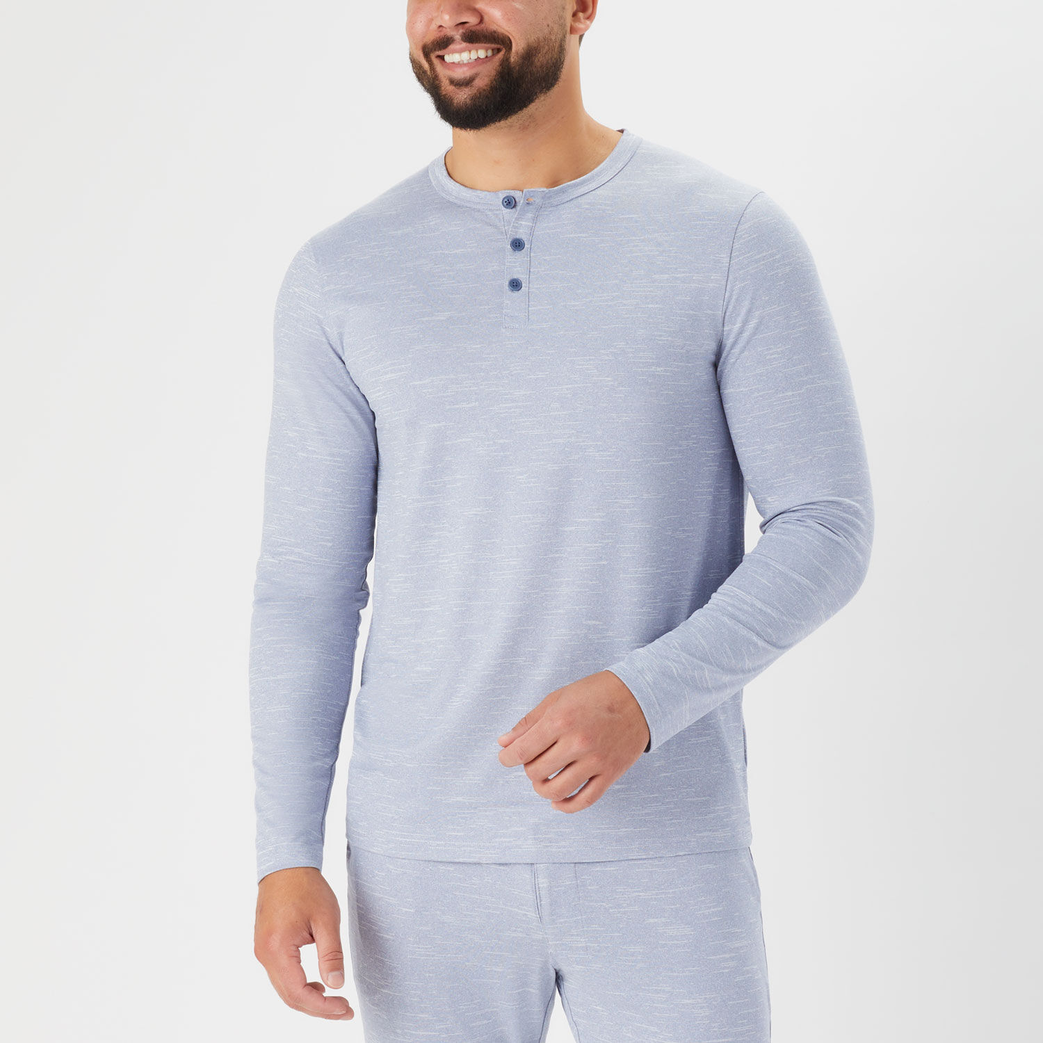 Men’s recovlR Sleep Long Sleeve Henley