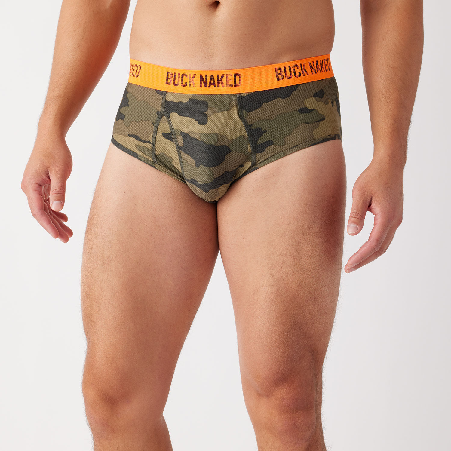 Men’s Go Buck Naked Pattern Briefs