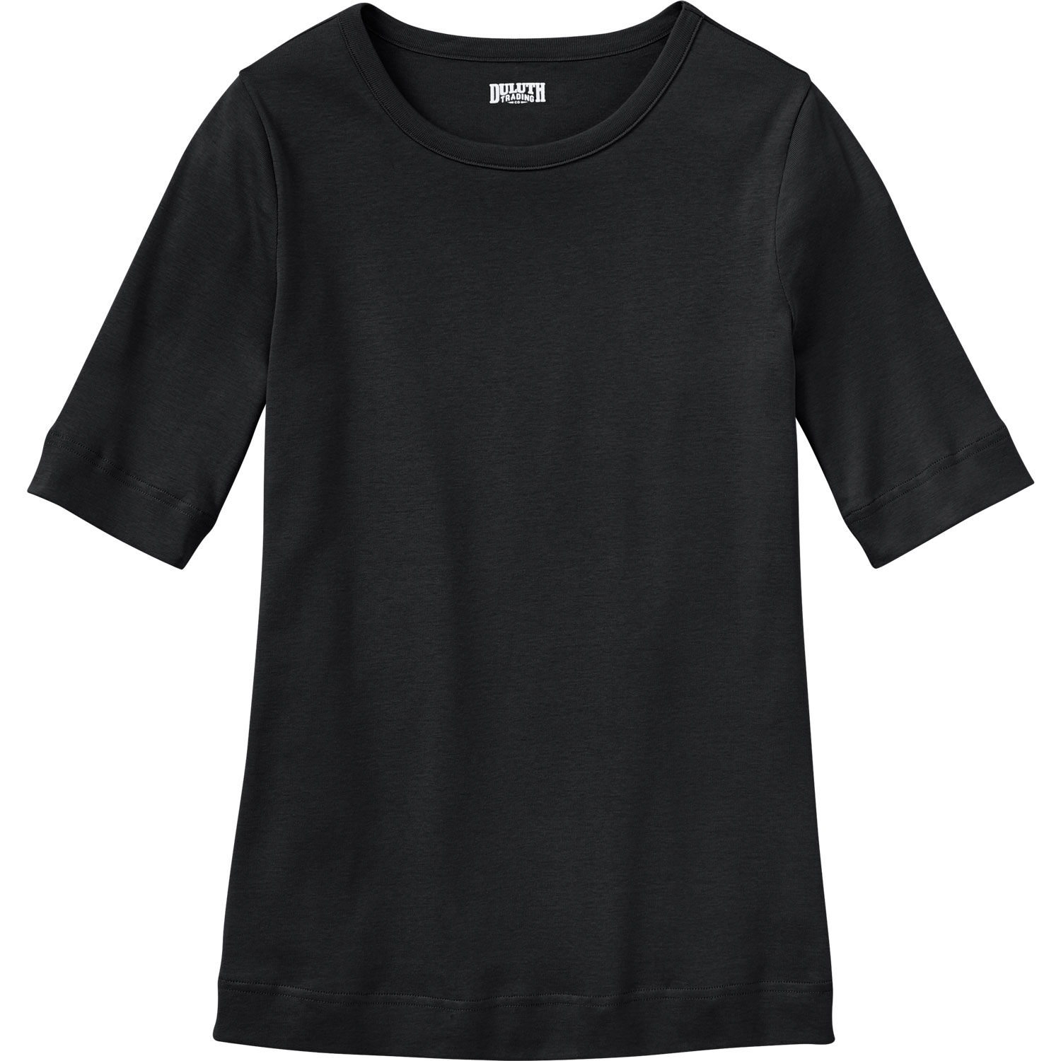 Women's Plus Longtail T Elbow Sleeve Scoopneck