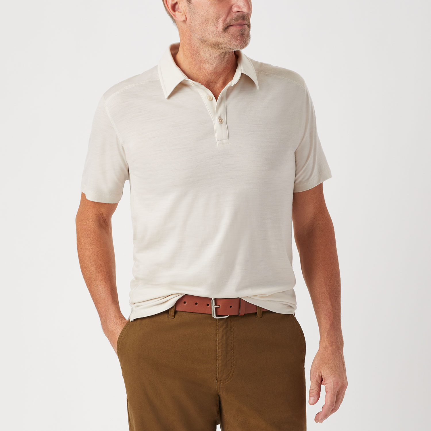 Men's Best Made Short Sleeve Merino Polo