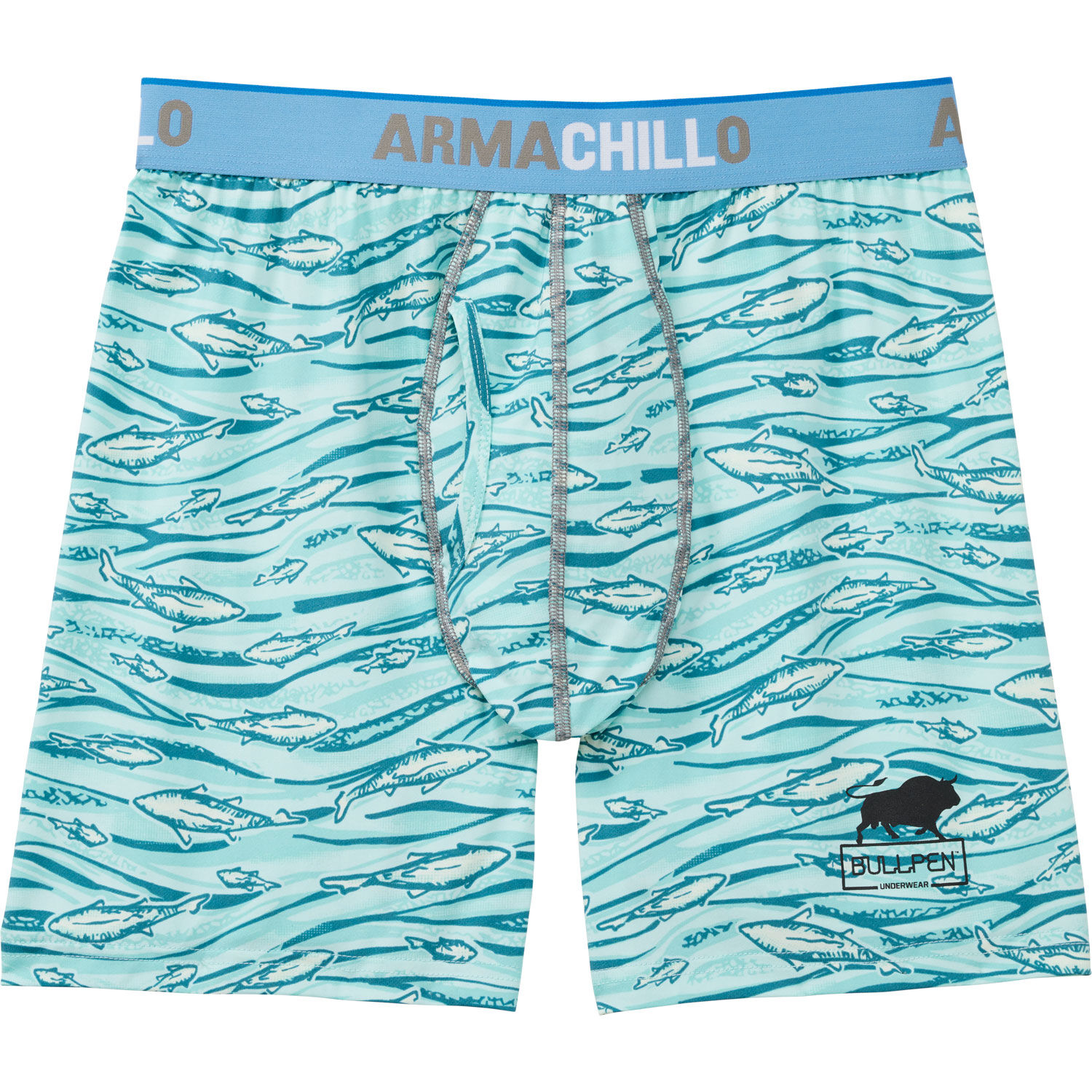 Men's Armachillo Cooling Pattern Bullpen Boxer Briefs