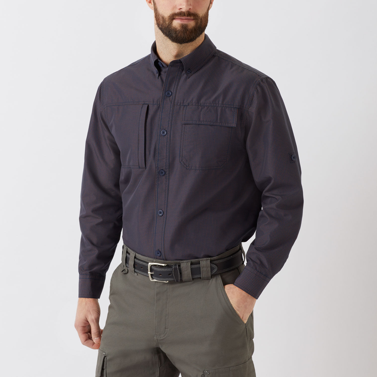 Men's Funk No! Copper Relaxed Fit Long Sleeve Shirt