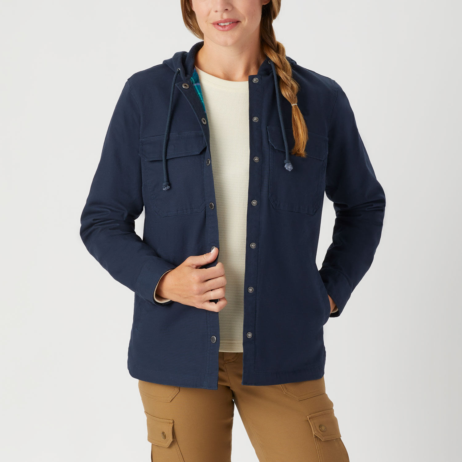 Women's DuluthFlex Fire Hose Lined Hooded Shirt Jac