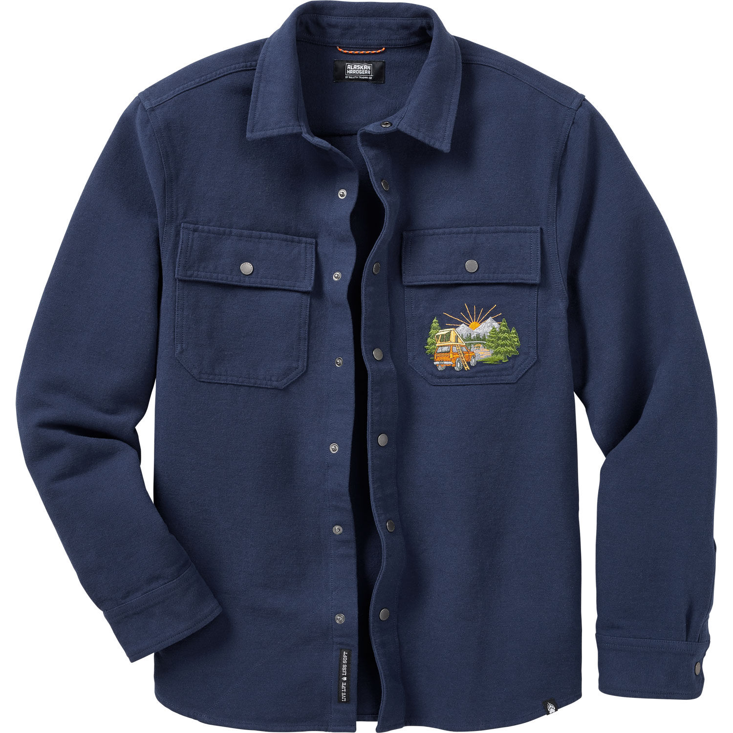 Men's AKHG Crosshaul Standard Fit Flannel Overshirt
