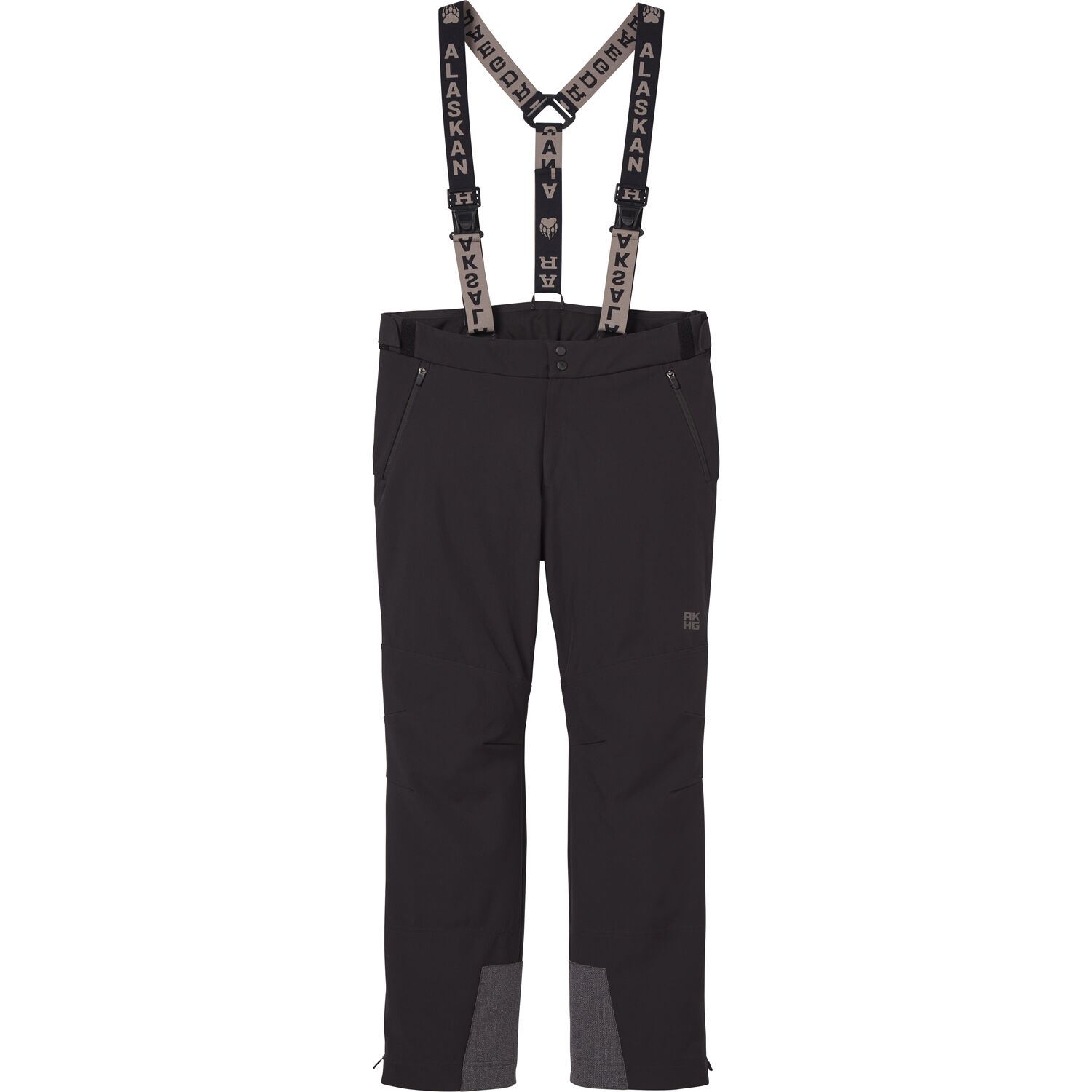 Men's AKHG Free Clime Soft Shell Pants with Suspenders