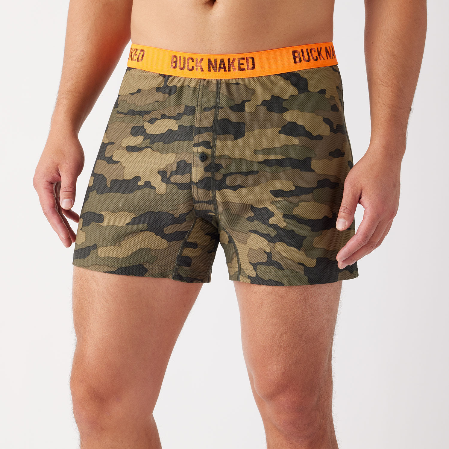 Men's Go Buck Naked Pattern Boxers