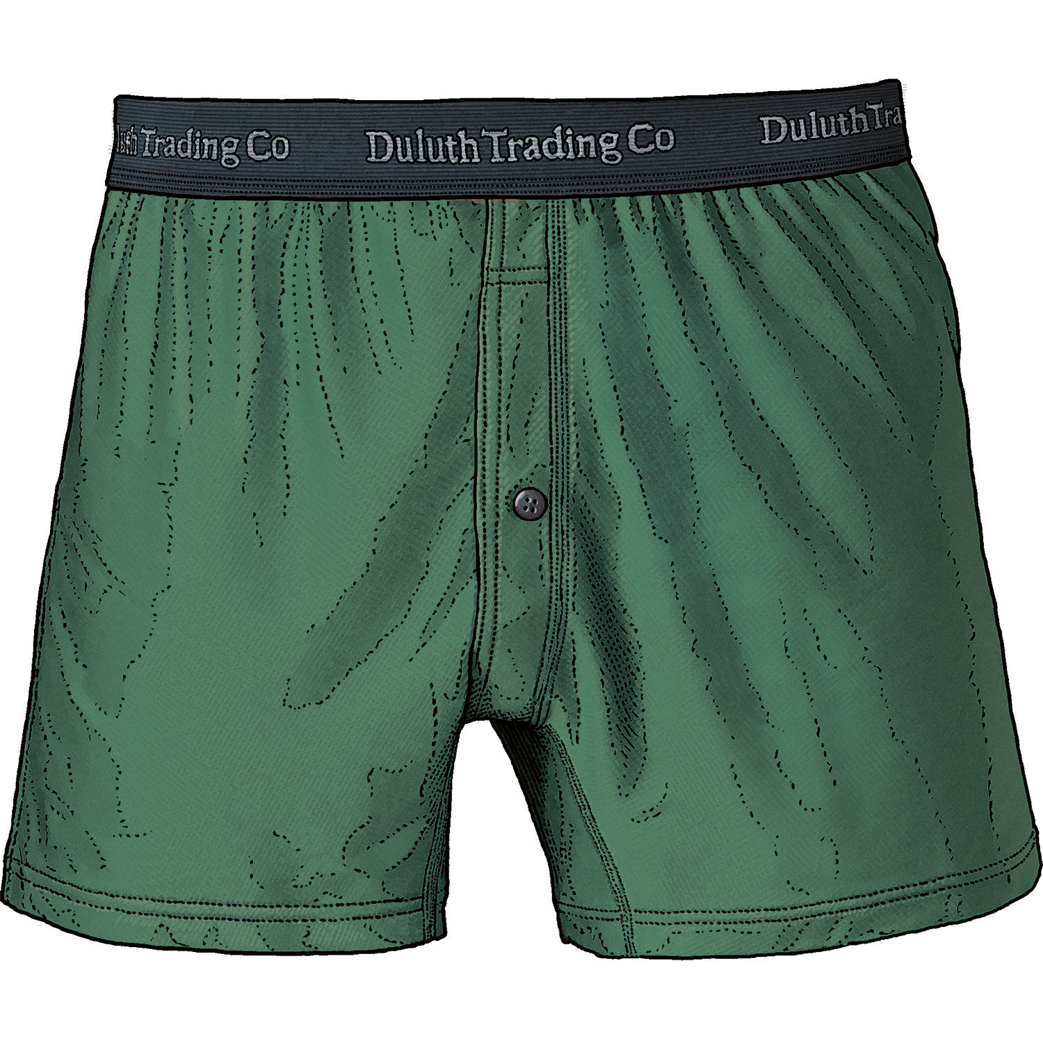 Men's Go Buck Naked Performance Boxers