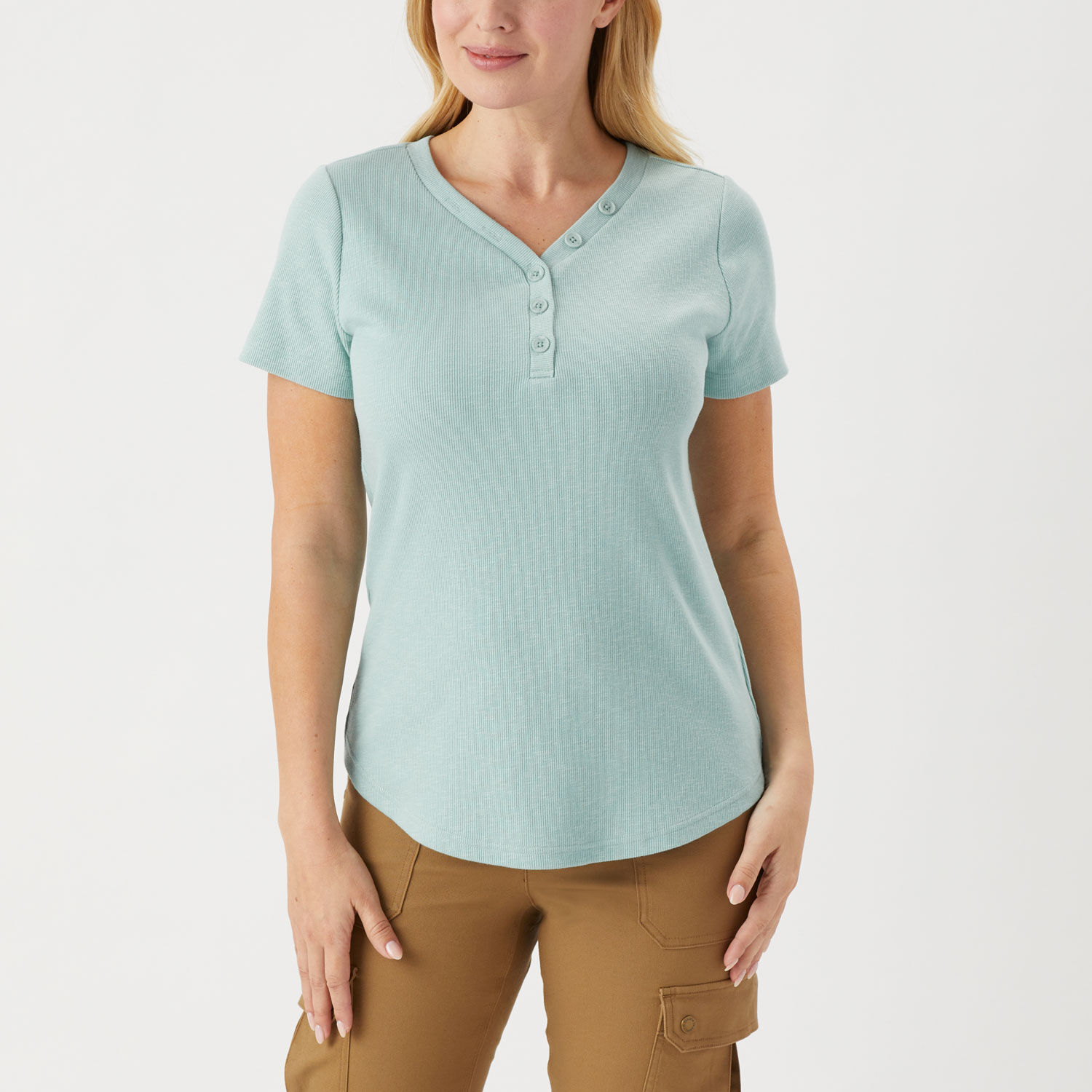 Women's Makers Studio Cotton Rib Slub T-Shirt
