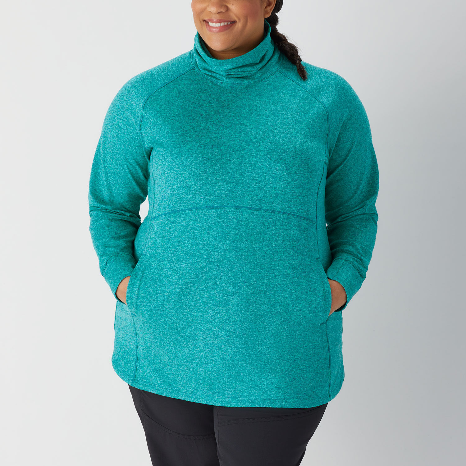 Women's Plus Plushcious Funnelneck Tunic