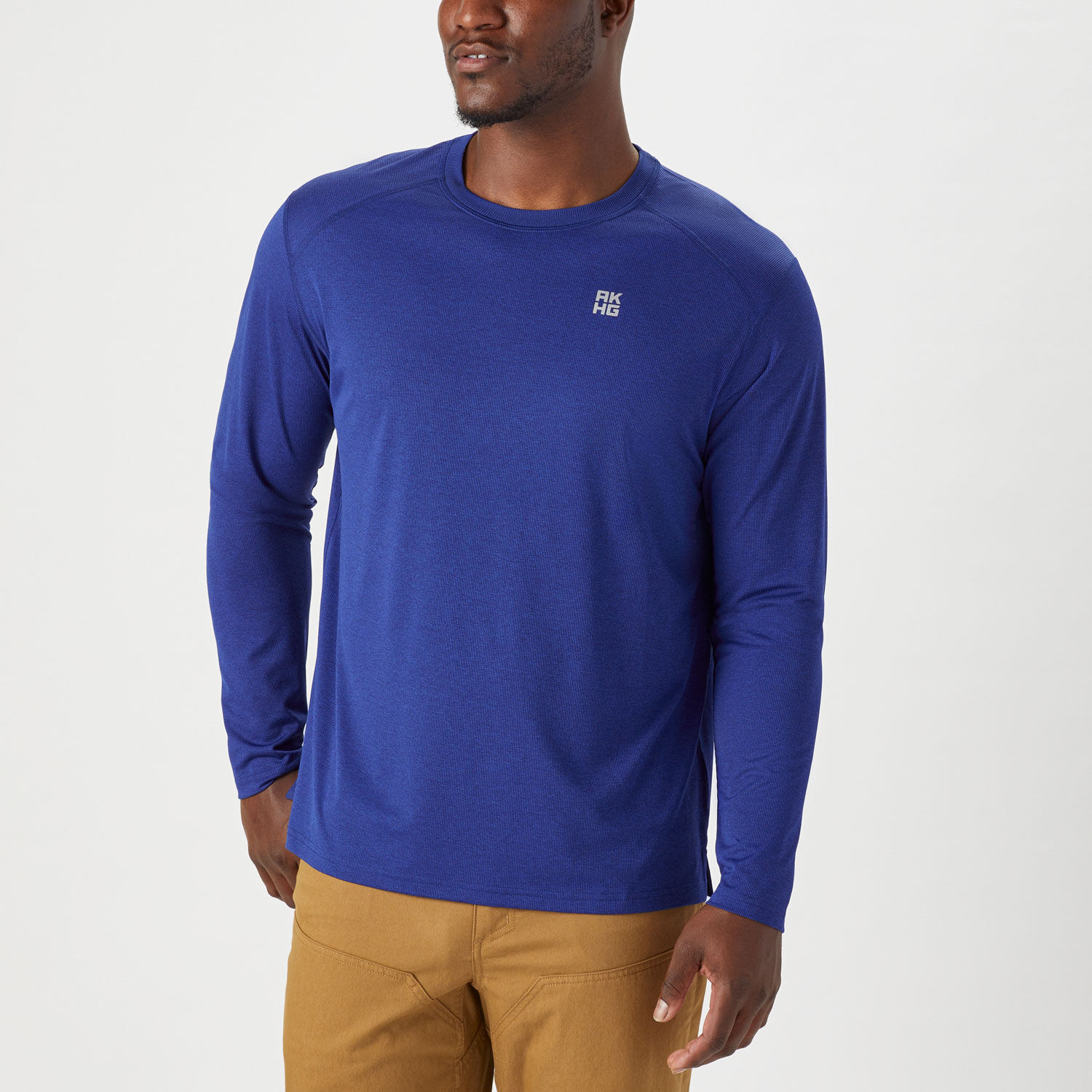 Men’s AKHG Tun-Dry Relaxed Fit Long Sleeve T-Shirt