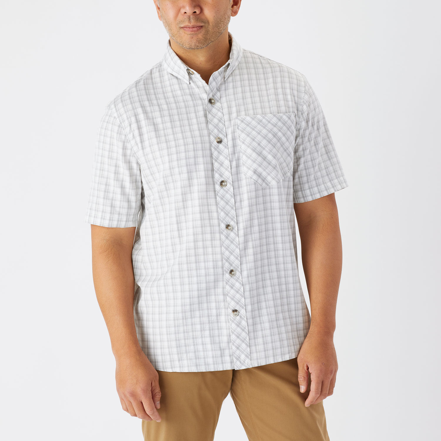 Men's AKHG Mountain Stream Relaxed Fit Short Sleeve Shirt