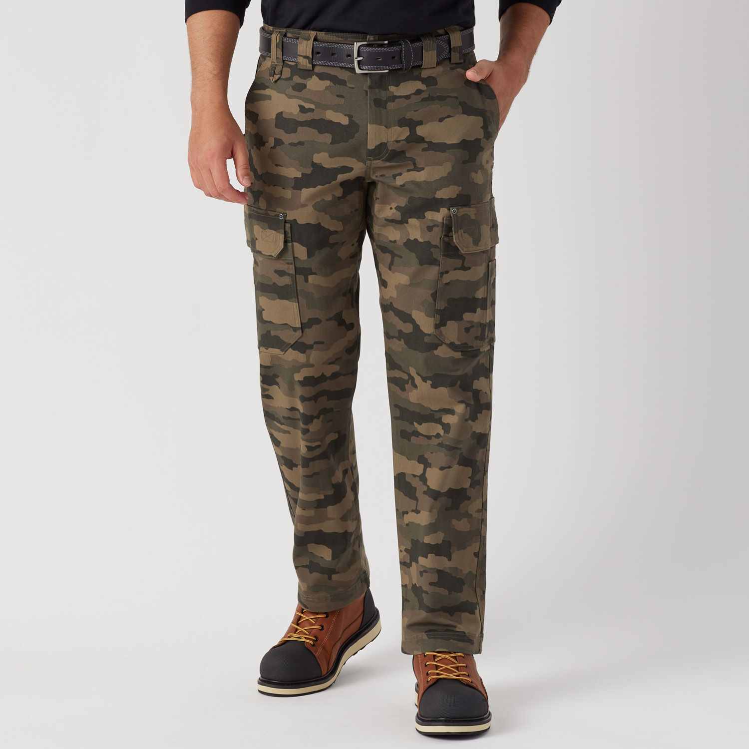 Men's DuluthFlex Fire Hose Standard Fit Camo Cargo Work Pant