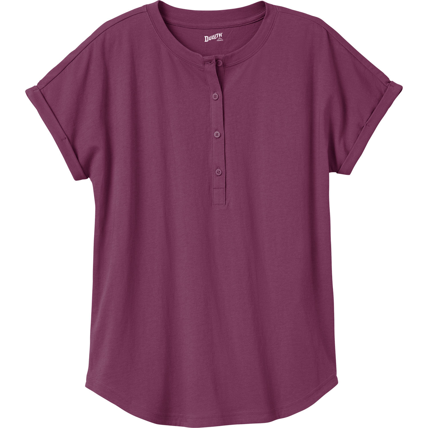 Women's Lightweight Short Sleeve Henley