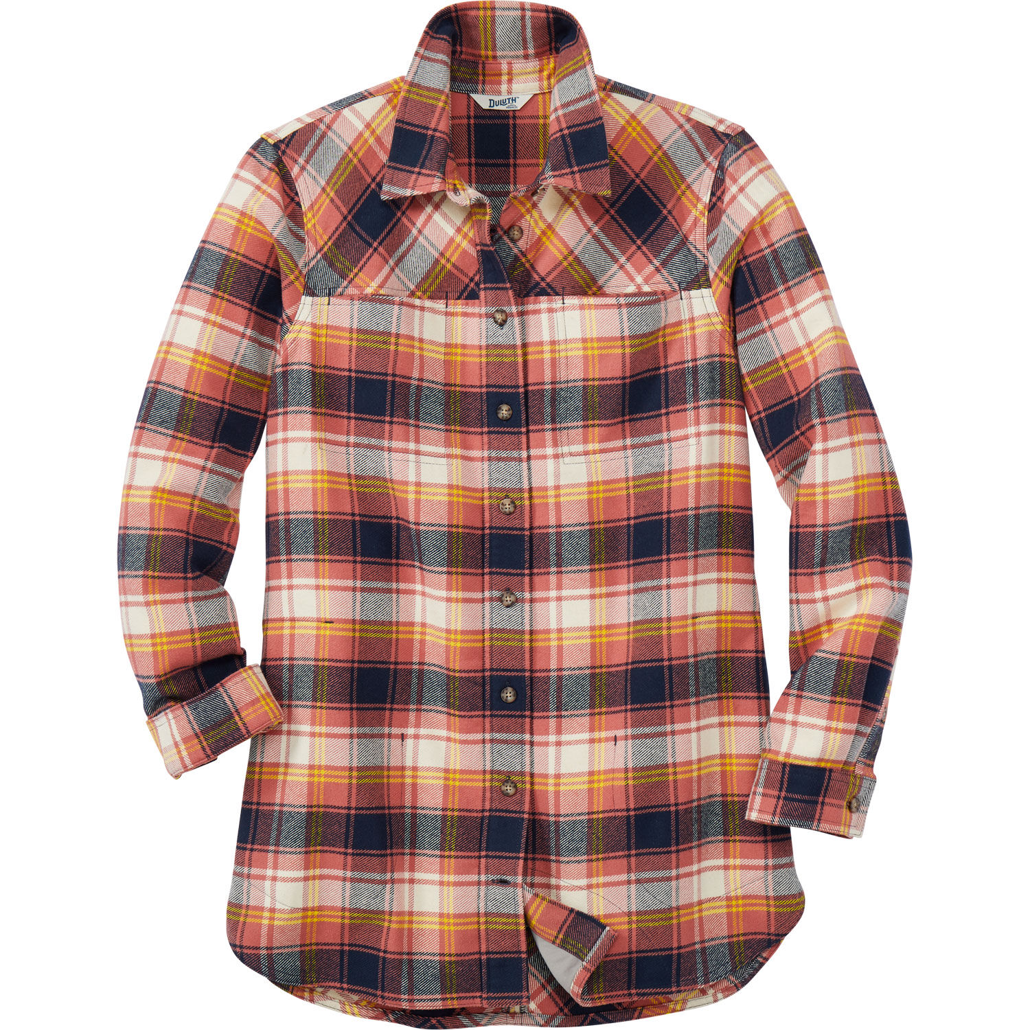 Women's Plus Folklore Flannel Tunic