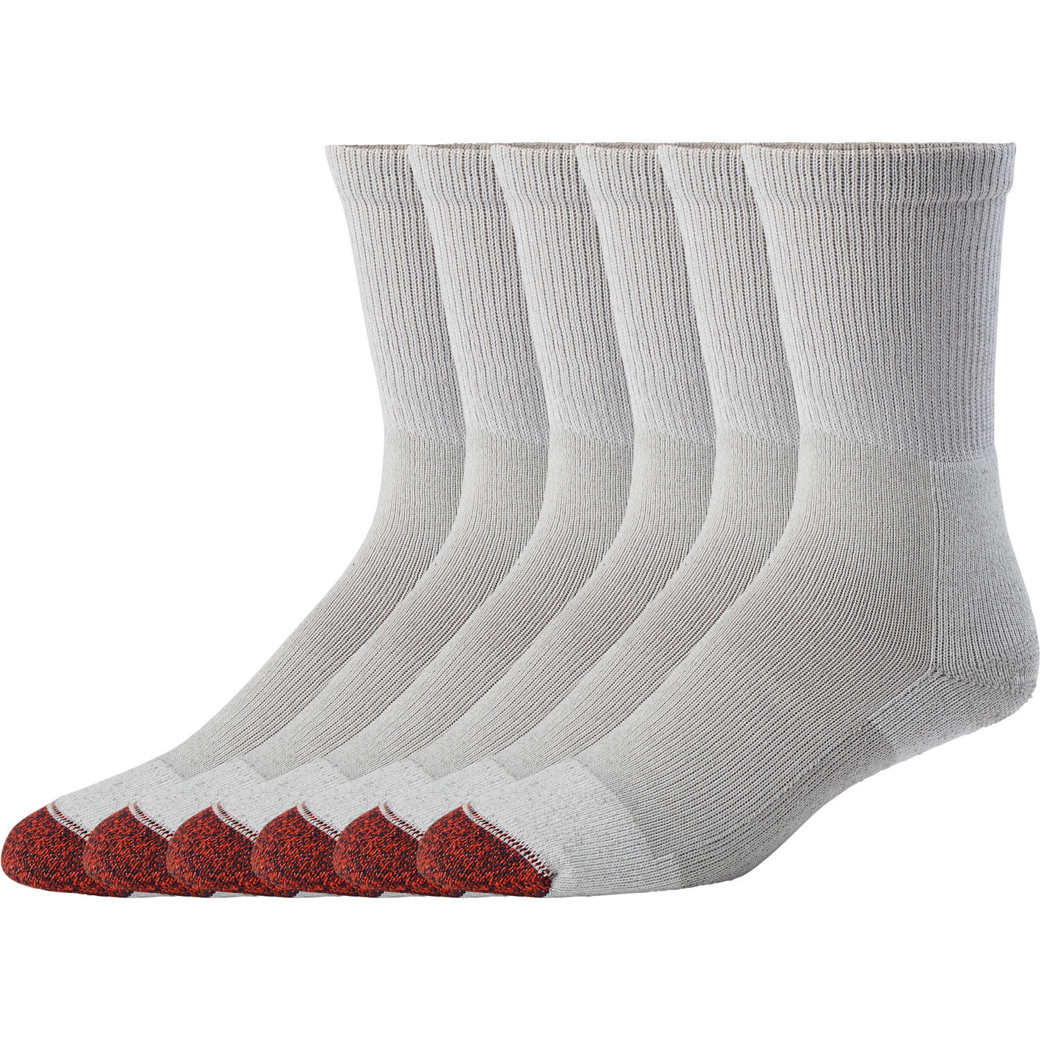 Men's 6-Pack Lightweight Everyday Crew Socks