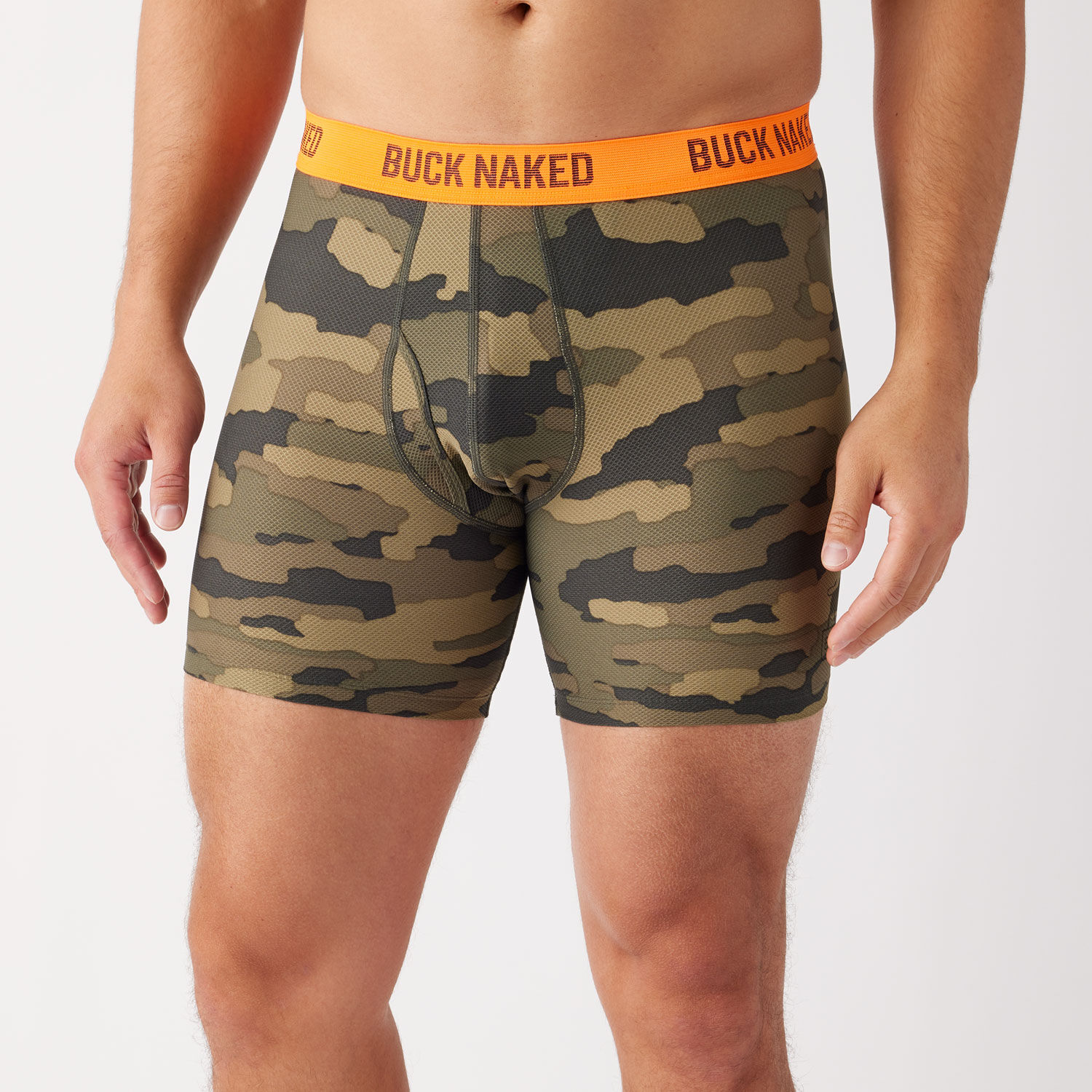 Men’s Go Buck Naked Pattern Bullpen Boxer Briefs