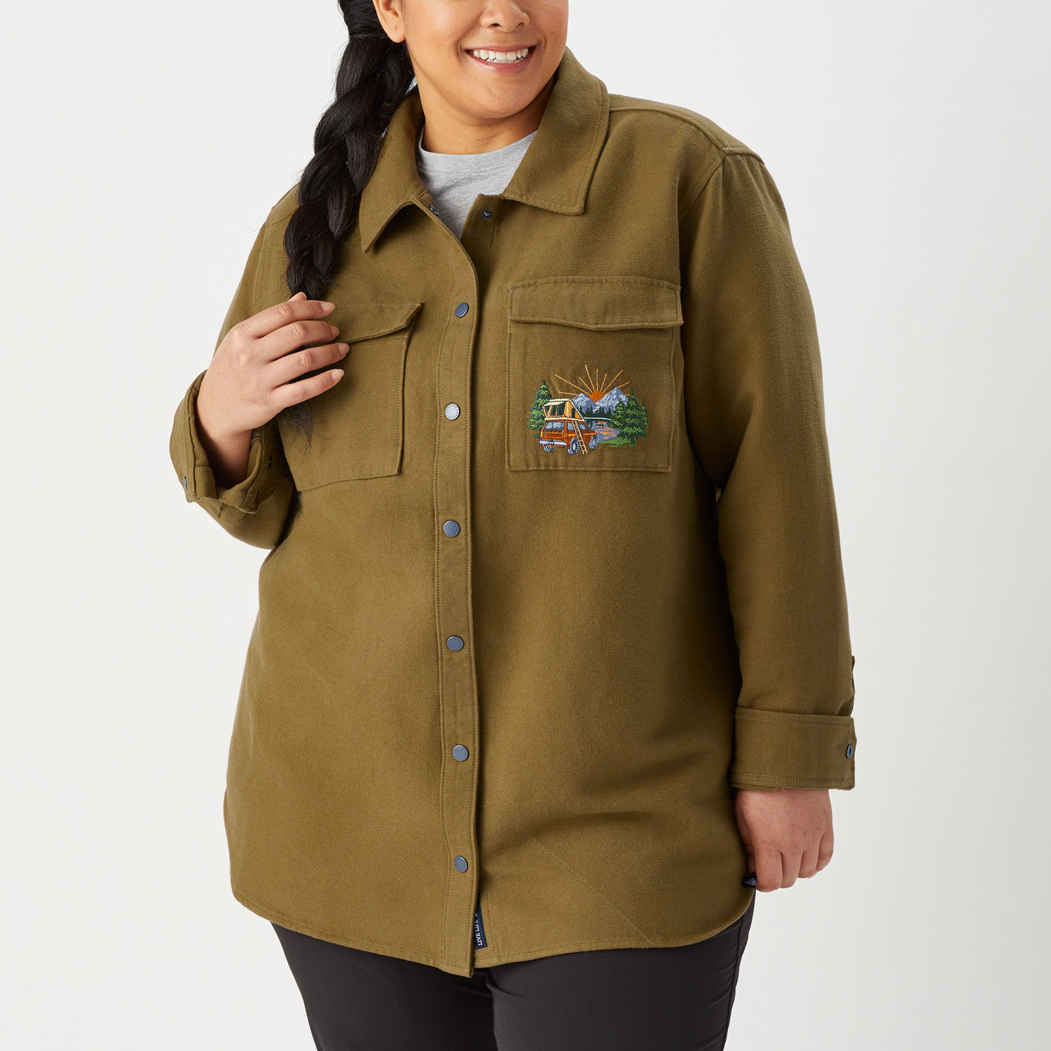 Women's Plus AKHG CrossHaul Shirt Jac