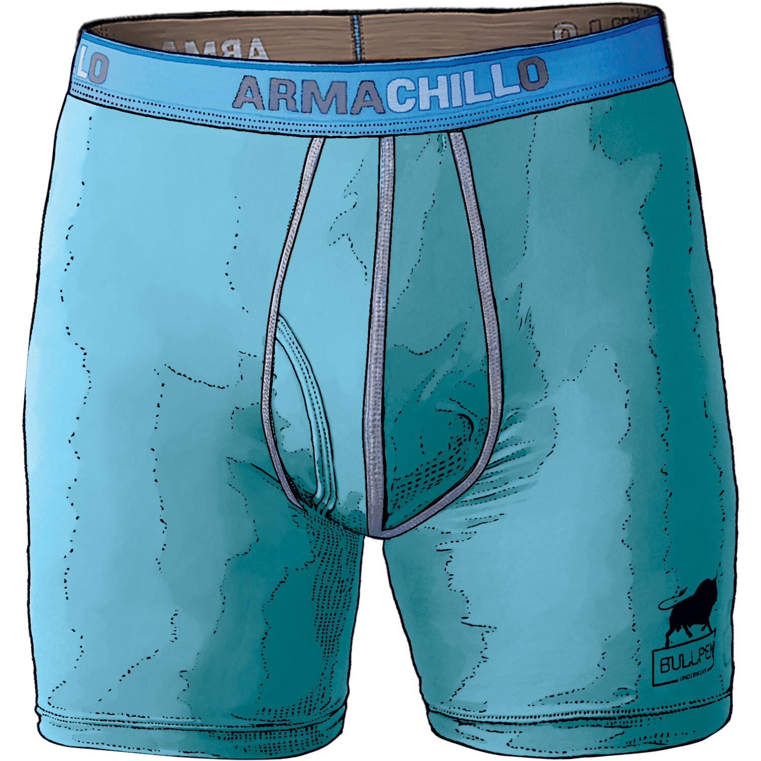 Men's Armachillo Bullpen Boxer Briefs