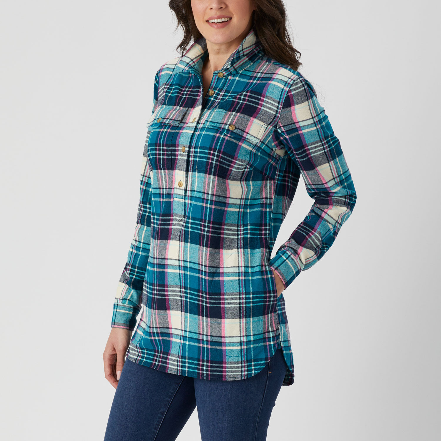 Women's Free Swingin' Flannel Tunic