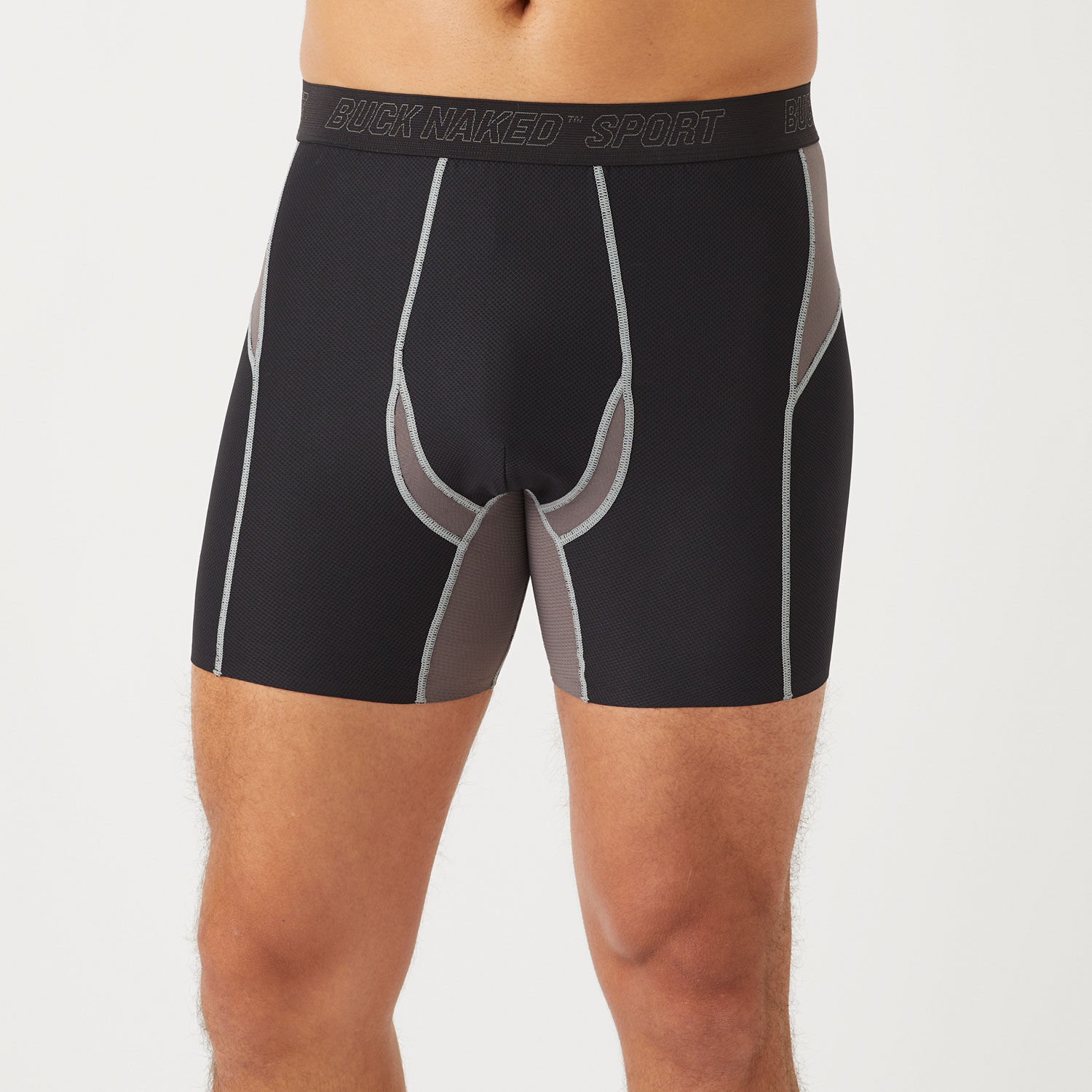 Men's Go Buck Naked Sport Boxer Briefs