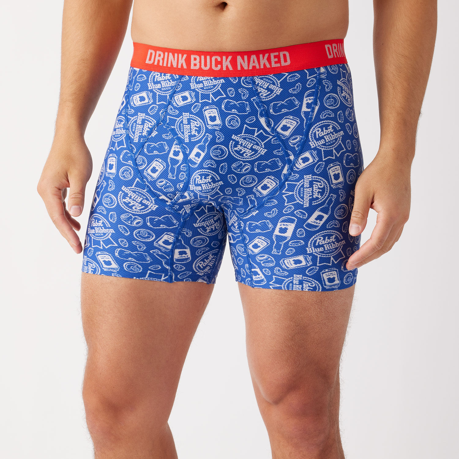 Men’s Go Buck Naked Collaboration Print Boxer Briefs
