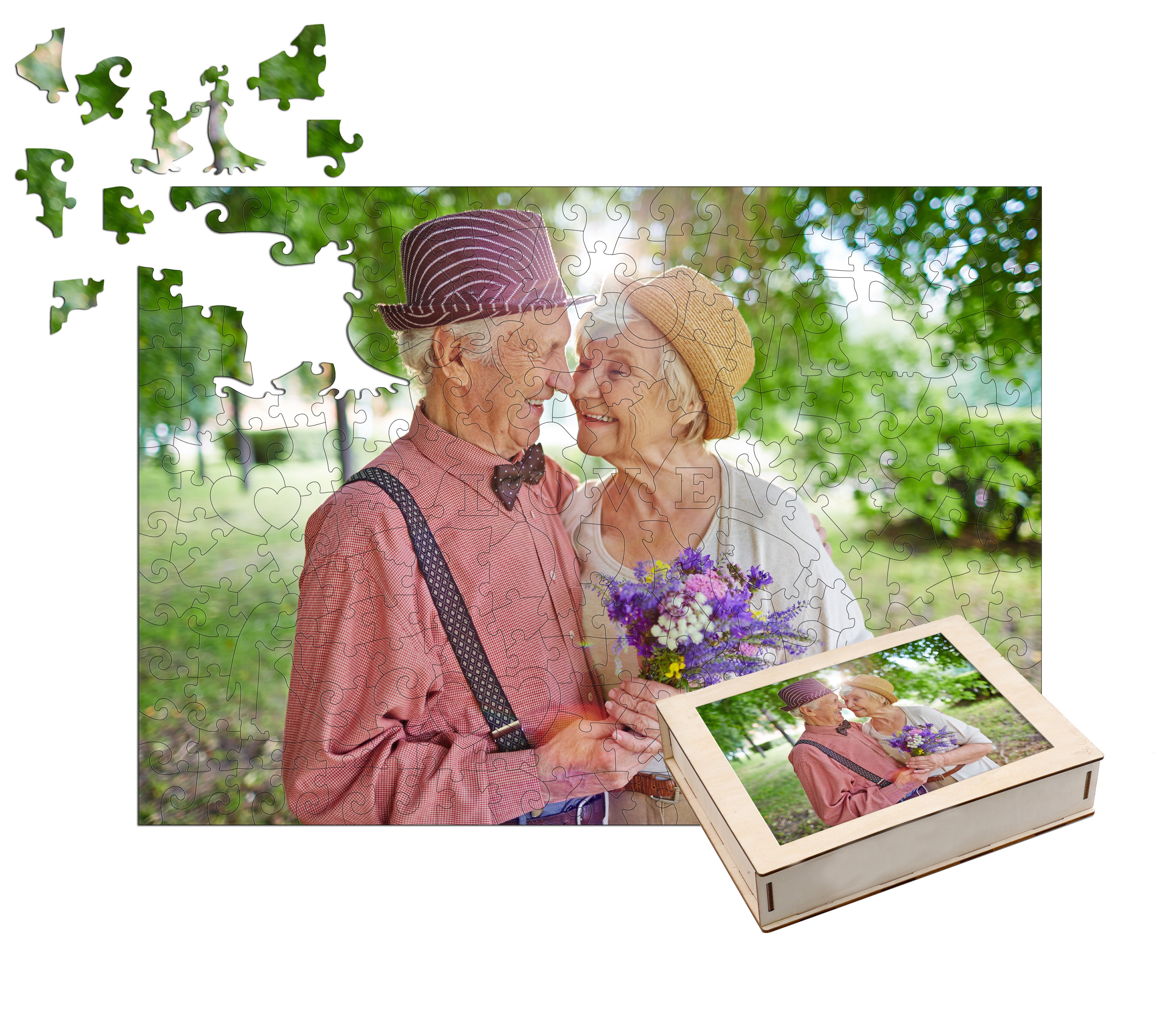 Eternal Love Personalized Photo Wooden Puzzles