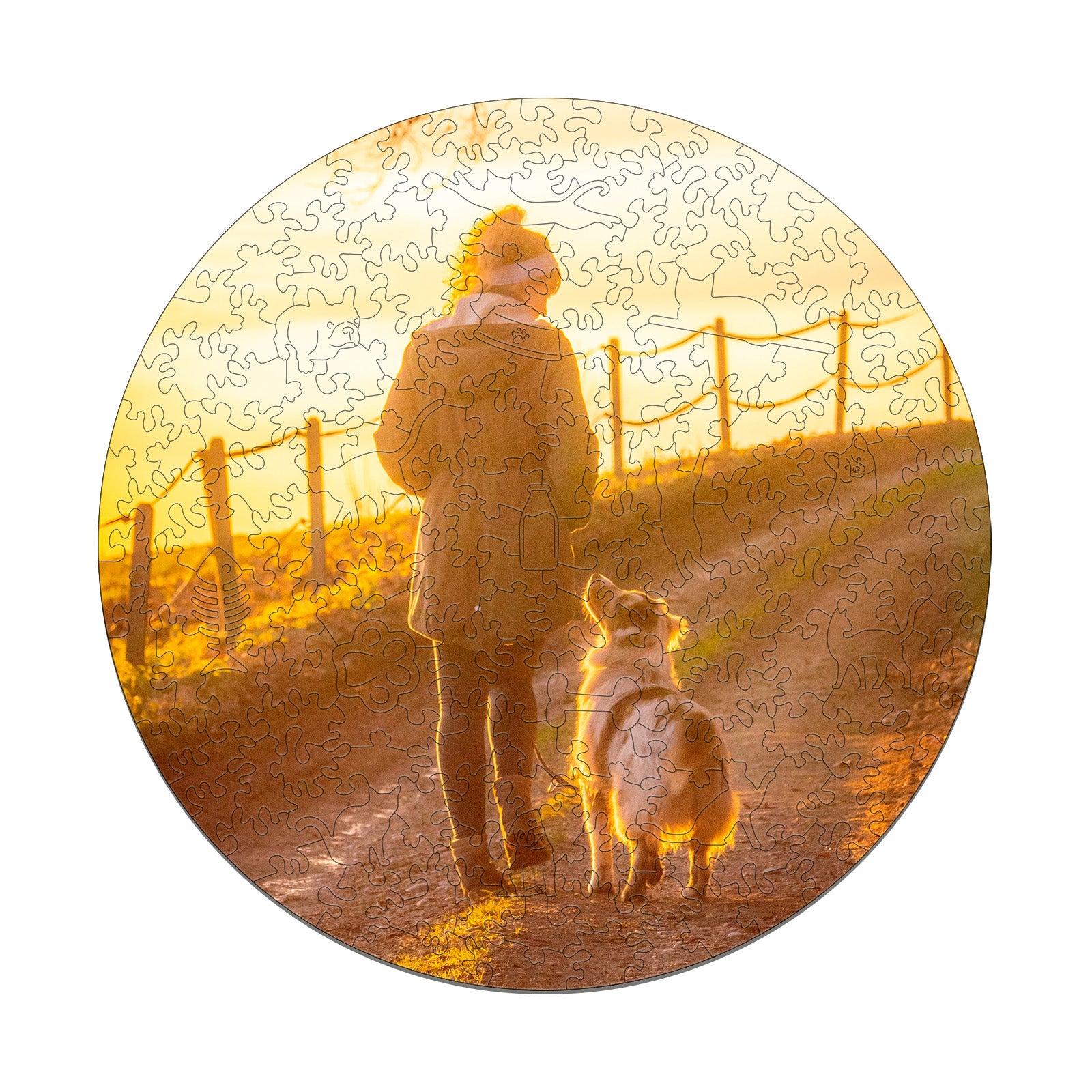Personalized PET Lover Leisure Time Photo Puzzle