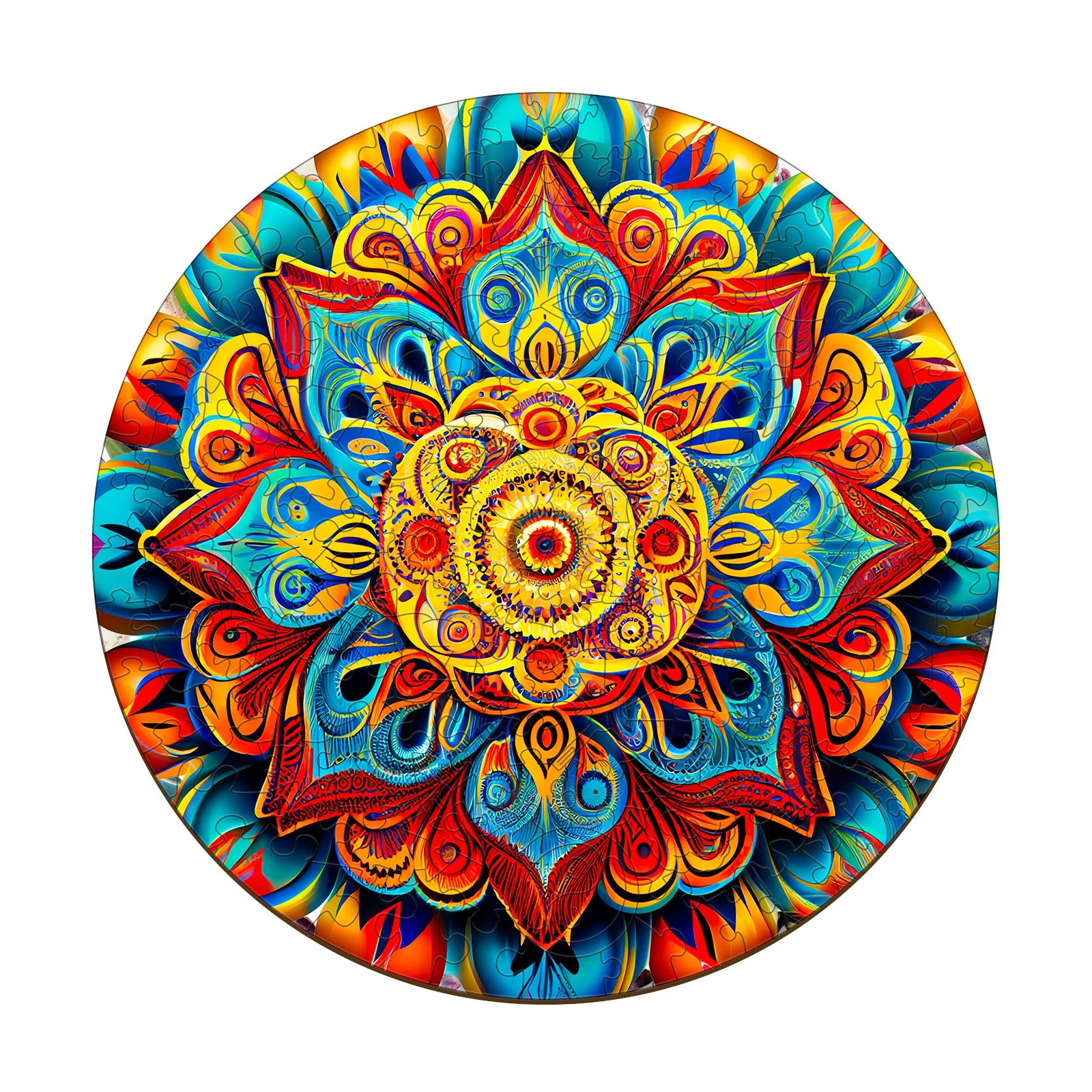 Mandala-7 Wooden Jigsaw Puzzle