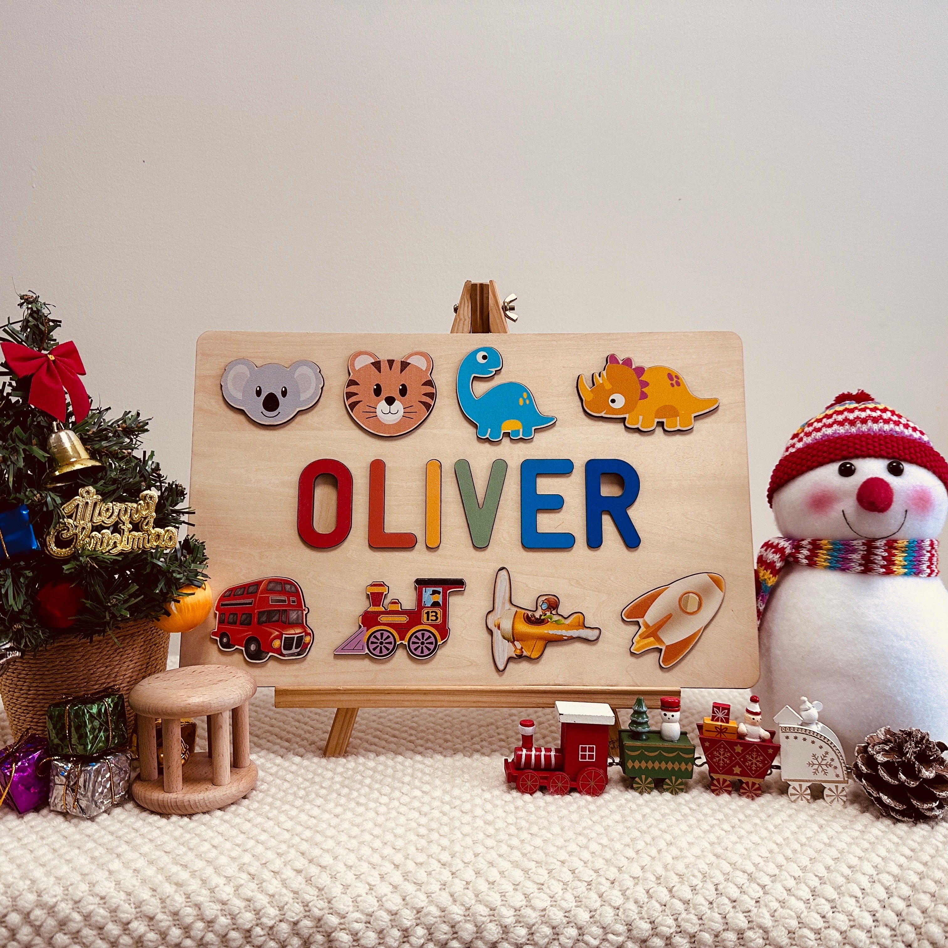 Personalized Wooden Baby Name Puzzle