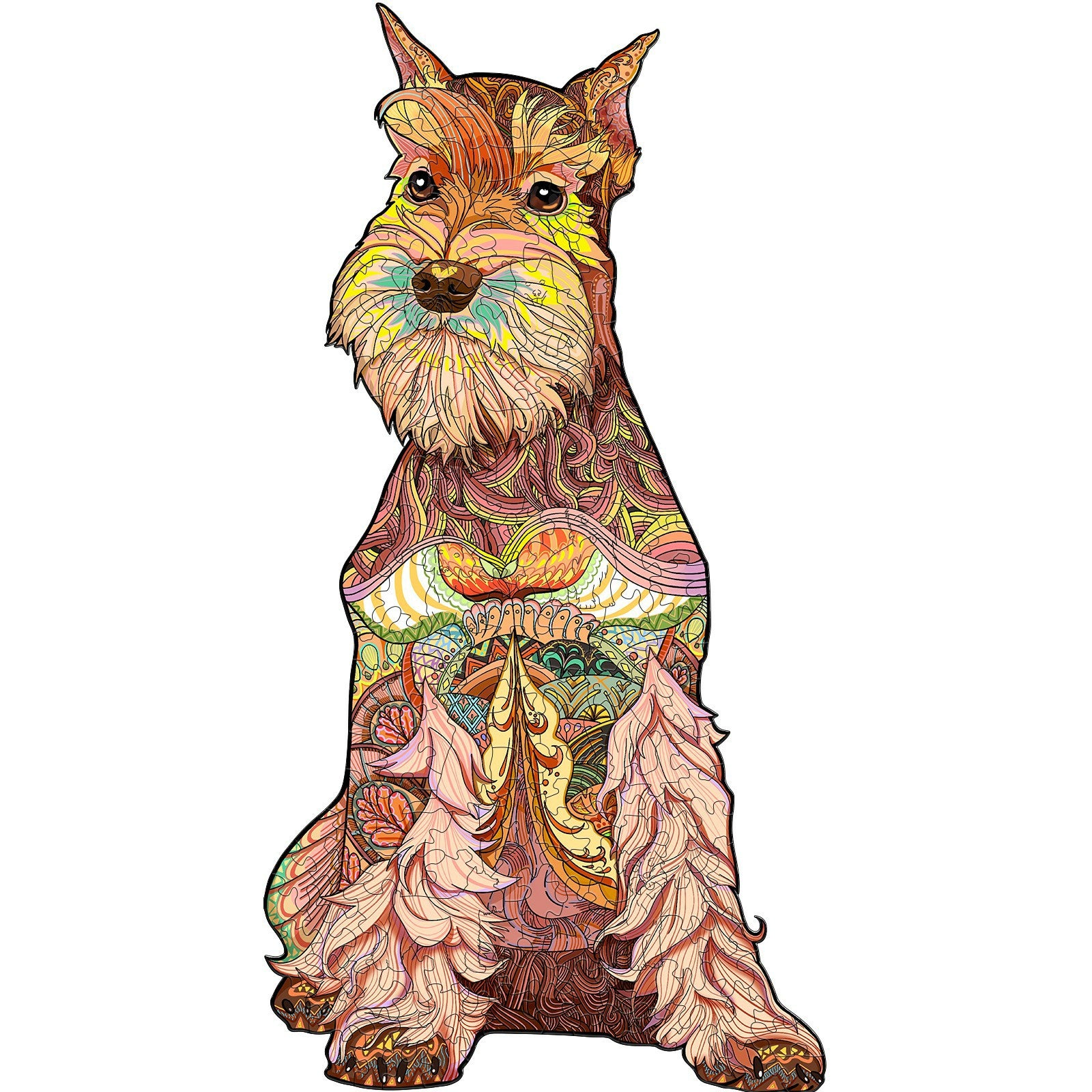 Schnauzer Wooden Jigsaw Puzzle