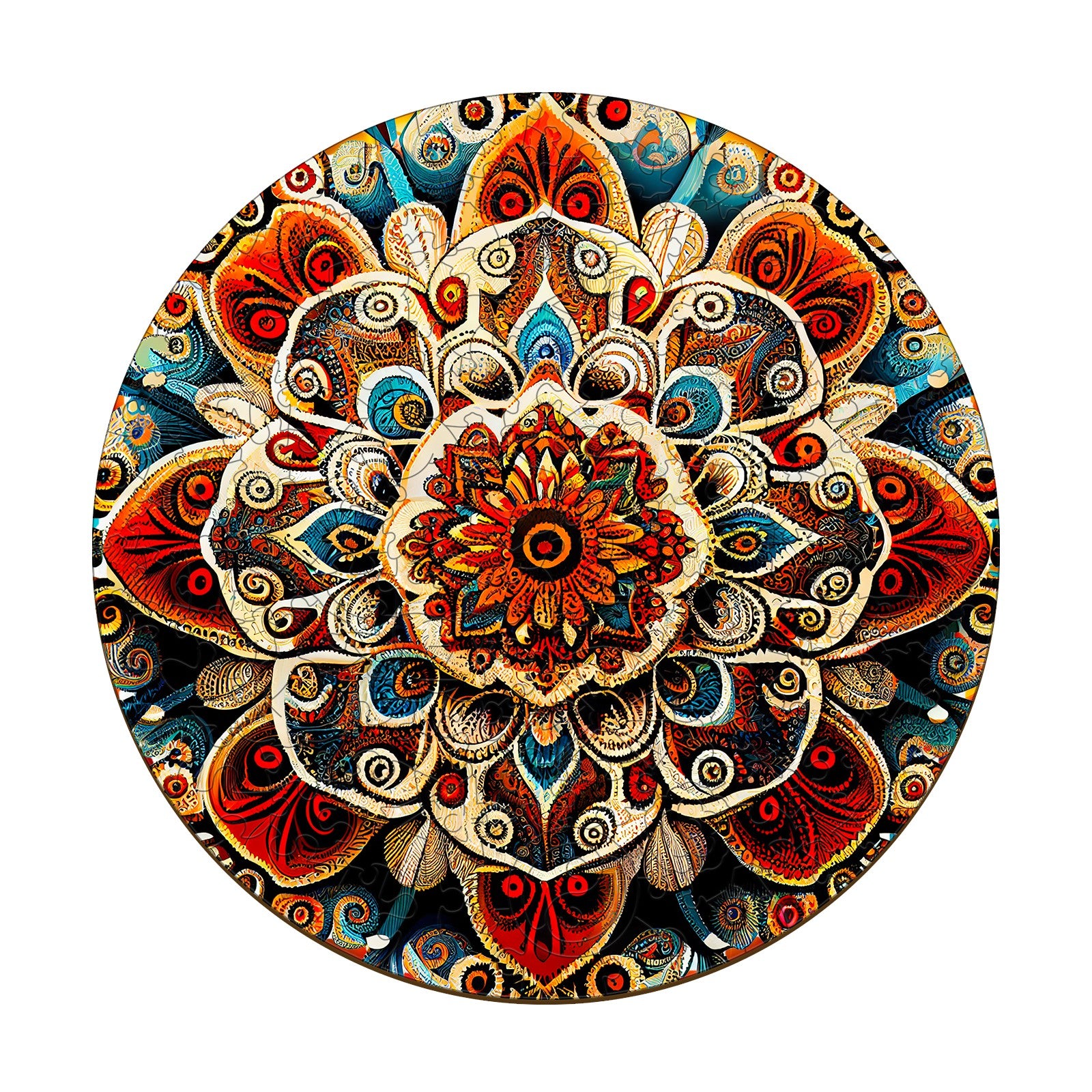 Mandala-6 Wooden Jigsaw Puzzle