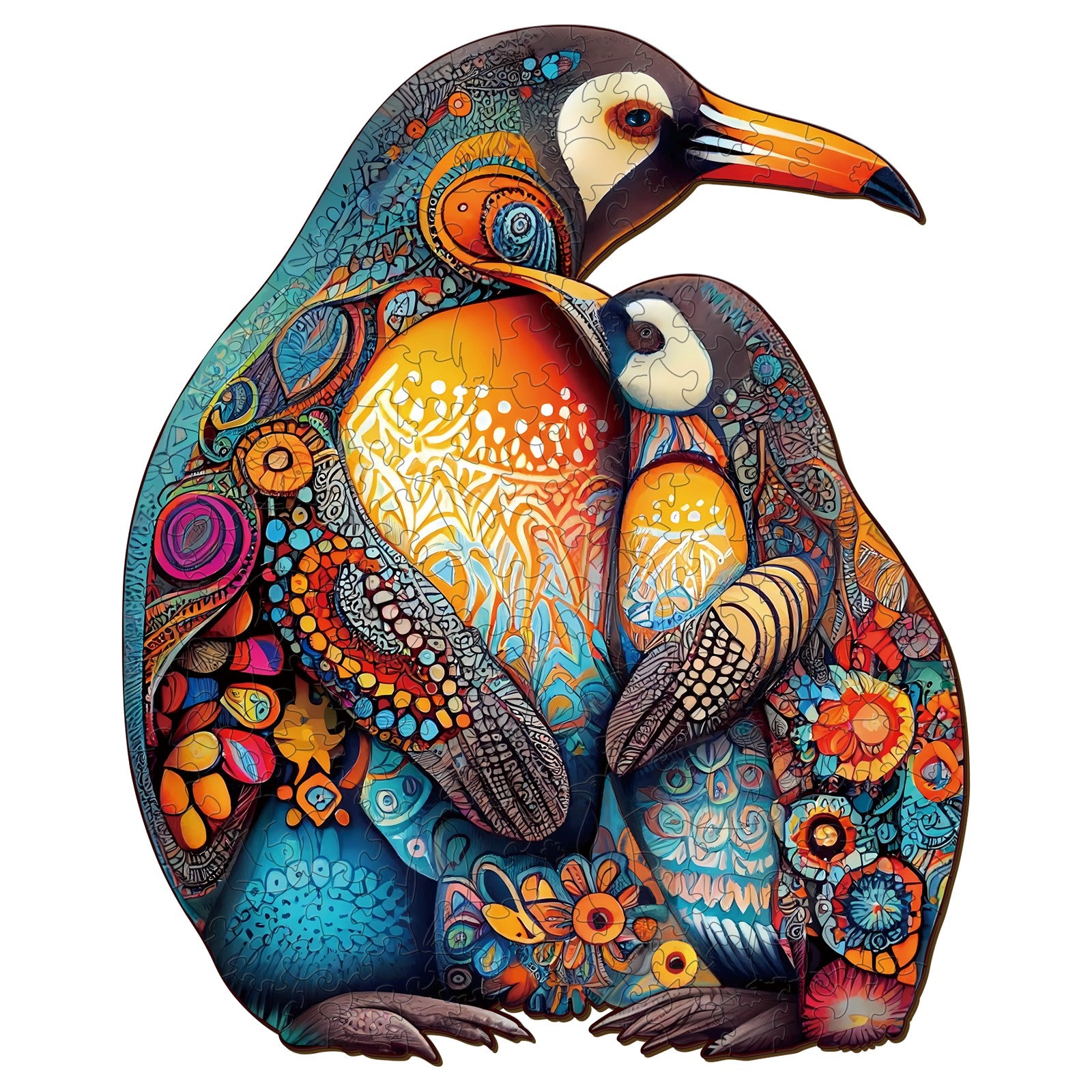 Penguin Family Wooden Jigsaw Puzzle