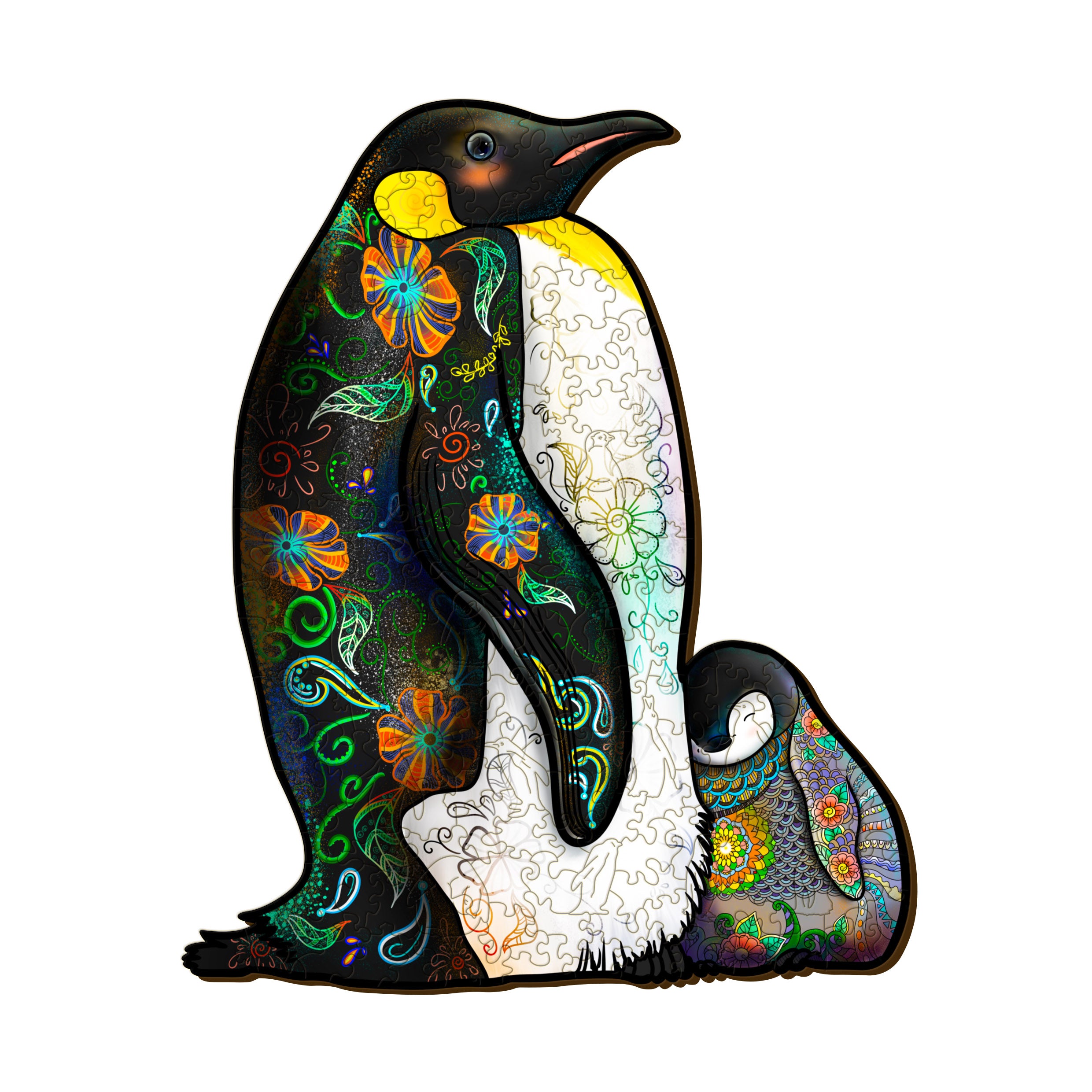 Emperor Penguin Wooden Jigsaw Puzzle