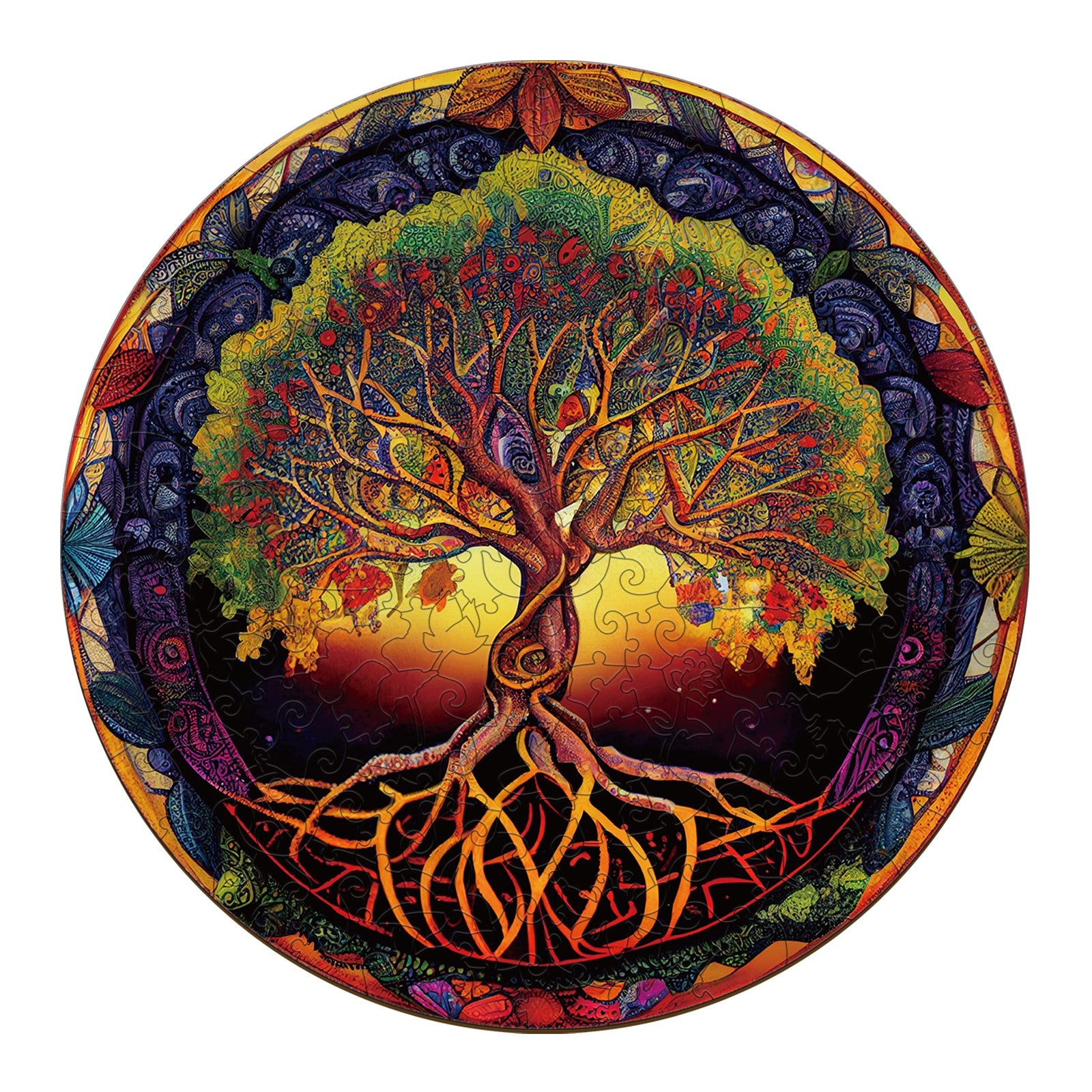 Tree of Life-4 Wooden Jigsaw Puzzle