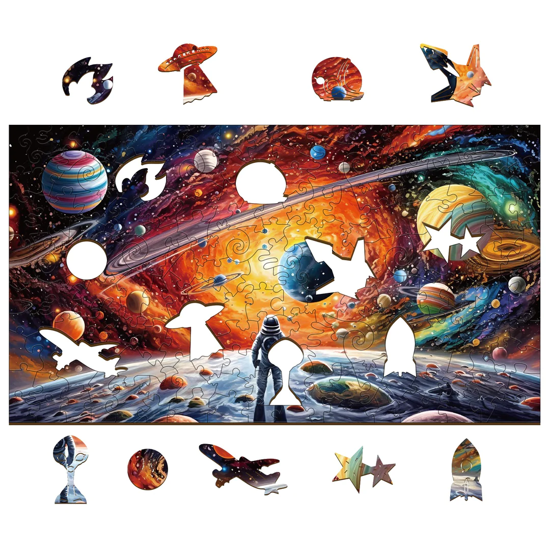Solar System Wooden Jigsaw Puzzle
