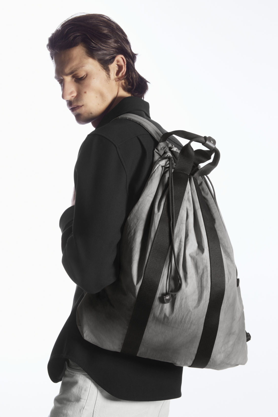 TIE-DYE PRINT DRAWSTRING BACKPACK - NYLON