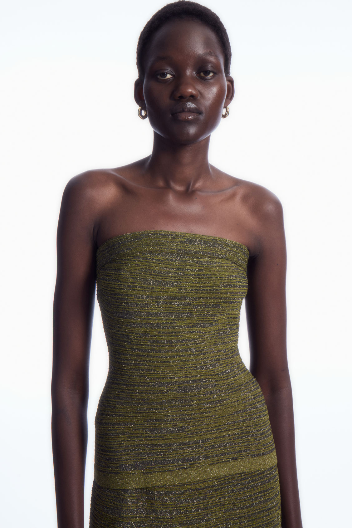 SPARKLY TEXTURED BANDEAU