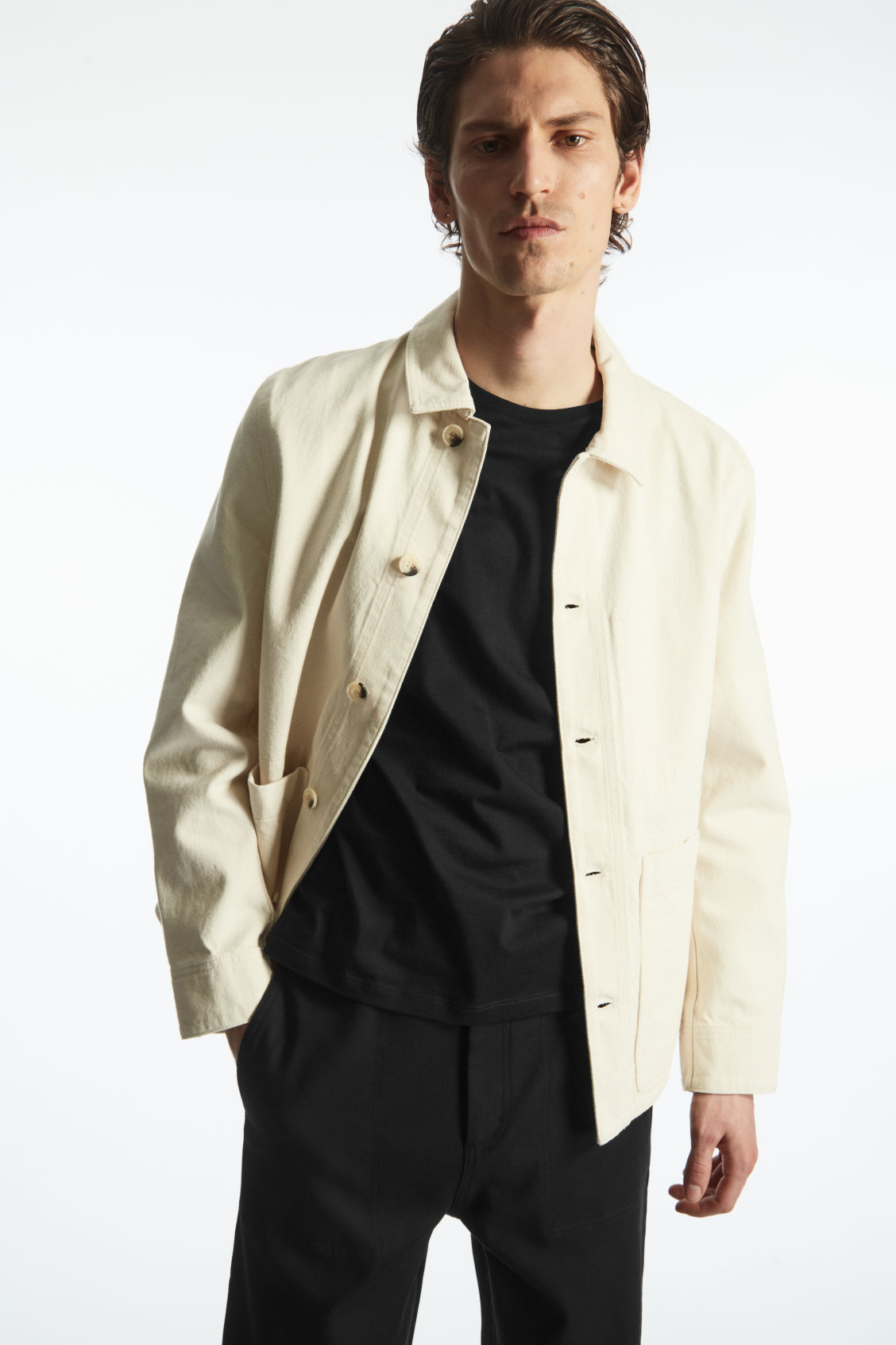 DENIM UTILITY JACKET