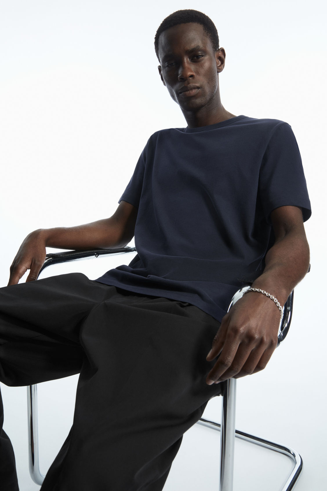 REGULAR-FIT MID-WEIGHT BRUSHED T-SHIRT