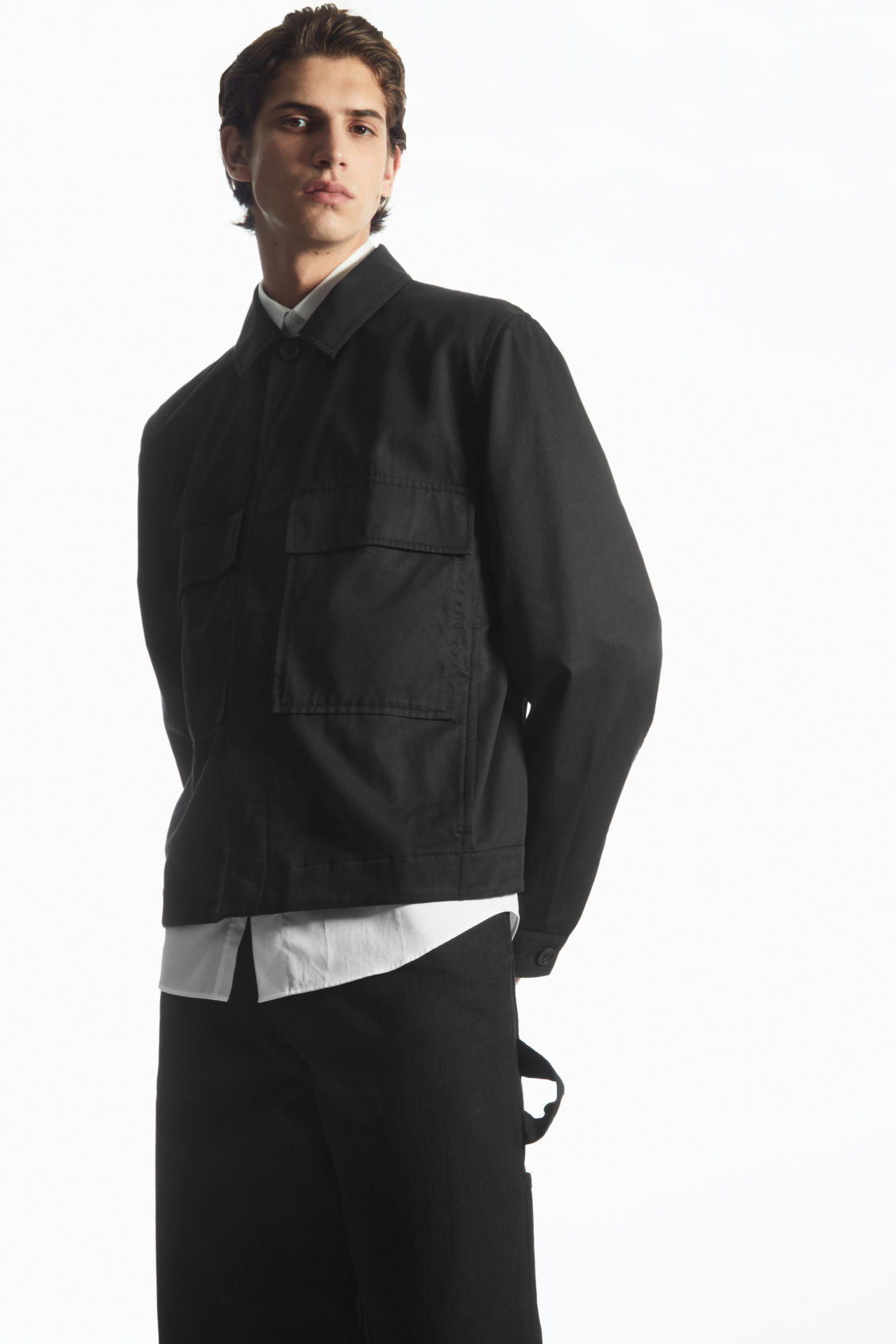 TWILL UTILITY OVERSHIRT