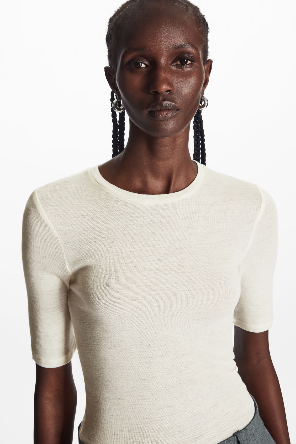 SLIM-FIT WOOL T-SHIRT